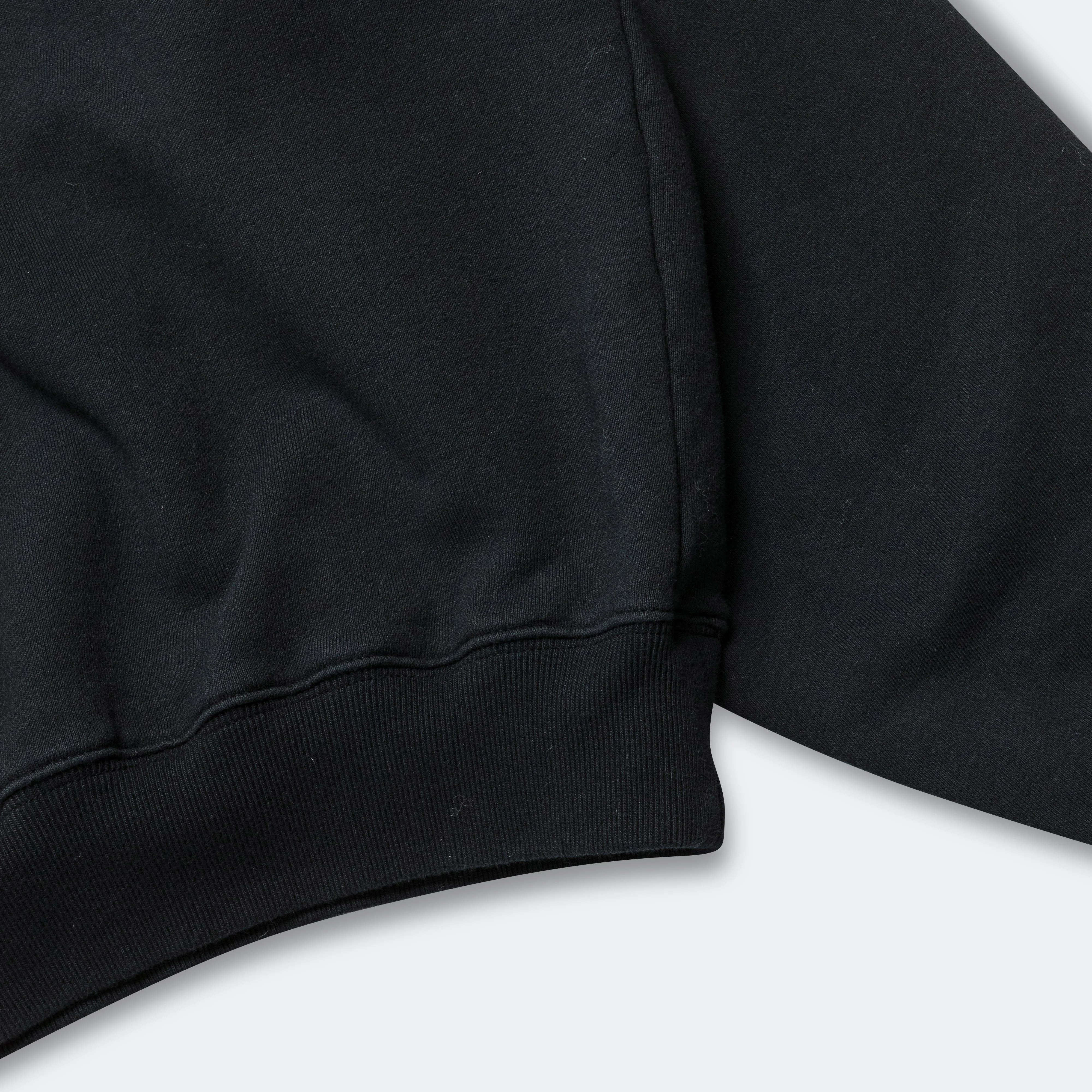 30/-SWT Knit DRAGON Hoodie SWT - Black - Image 5
