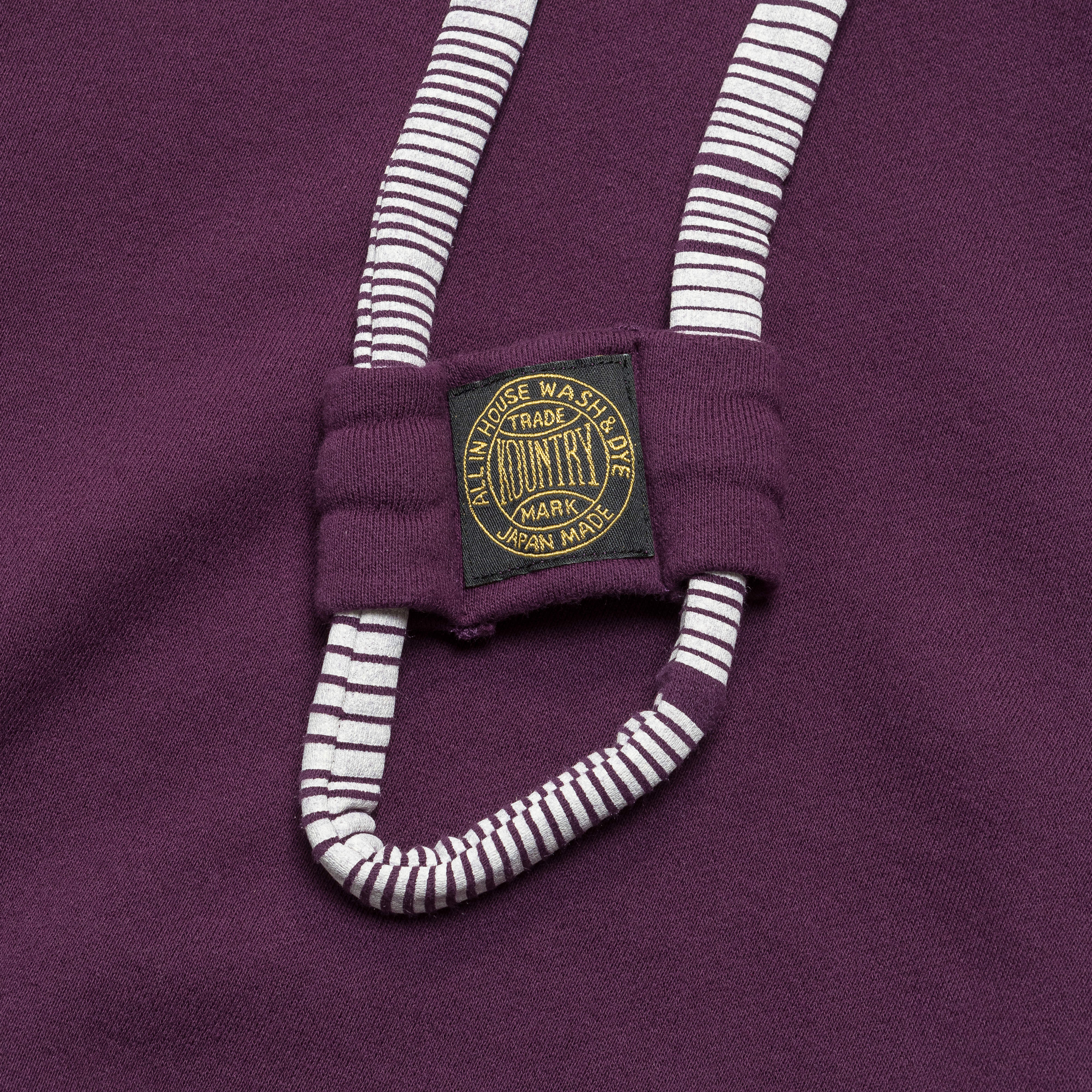 30/-SWT Knit DRAGON Hoodie SWT - Purple - Image 4