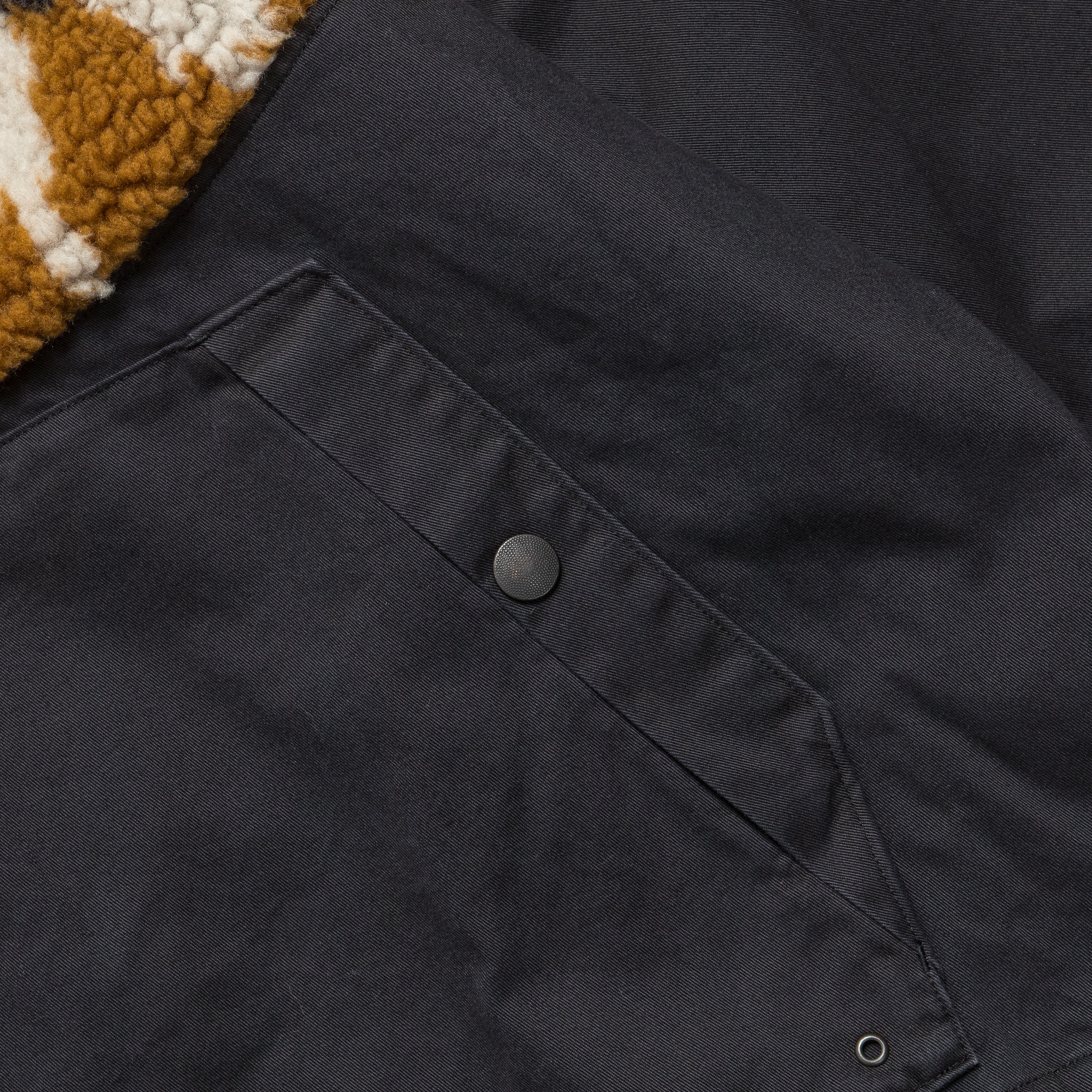Chino × BOA Fleece NORDIC Anorak - Black - Image 4