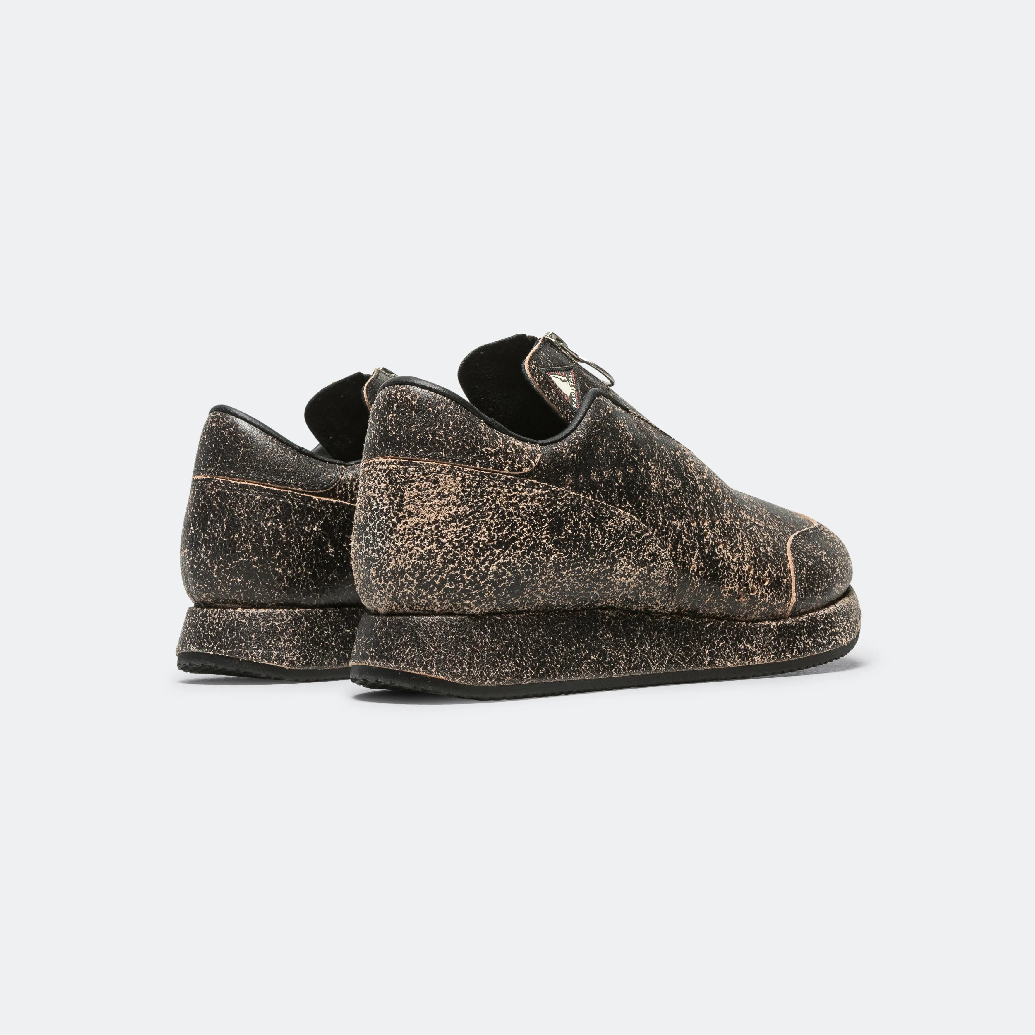 Crack Leather SPARROW Sneaker - Black - Image 3