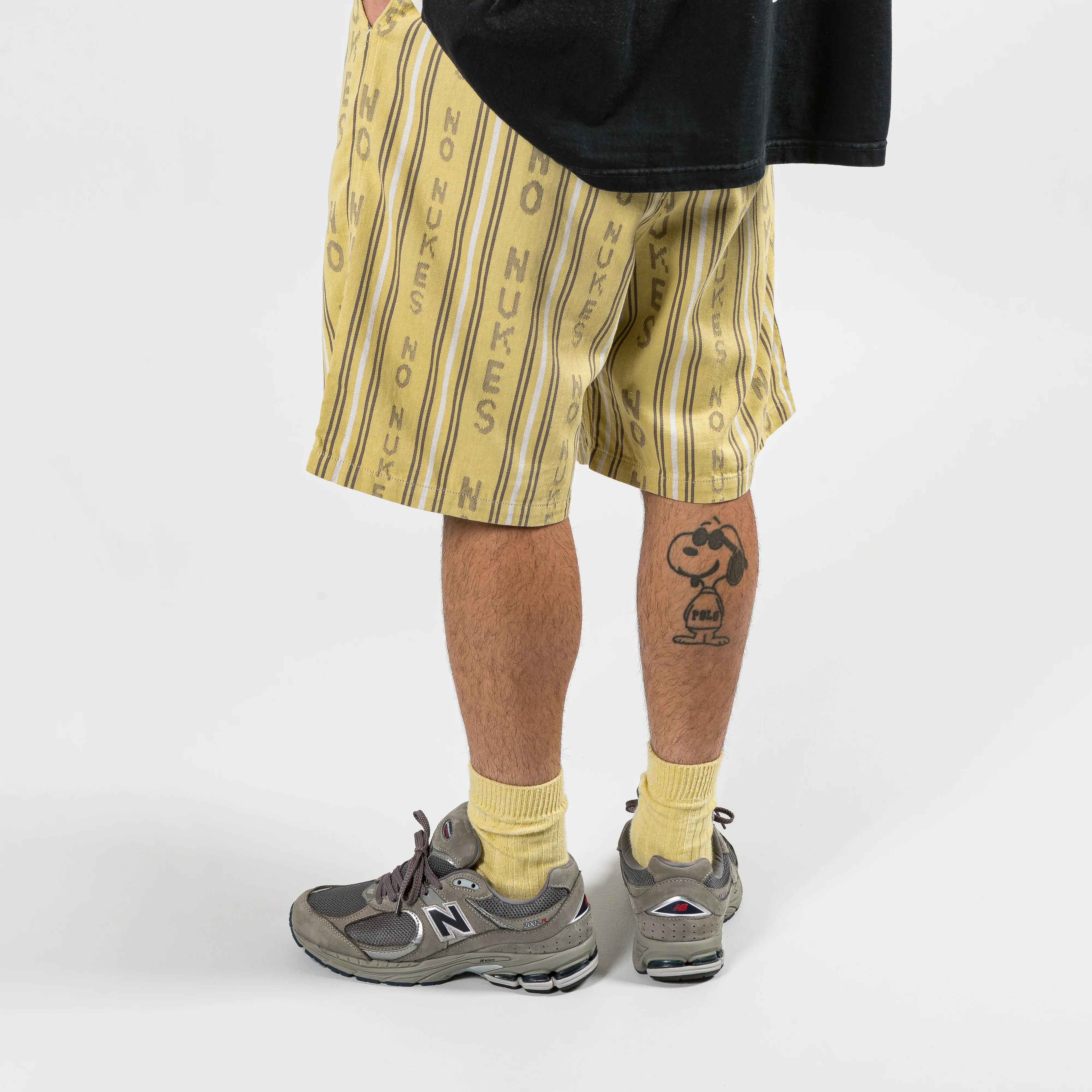 HOPE Stripe EASY Shorts - Yellow - Image 7