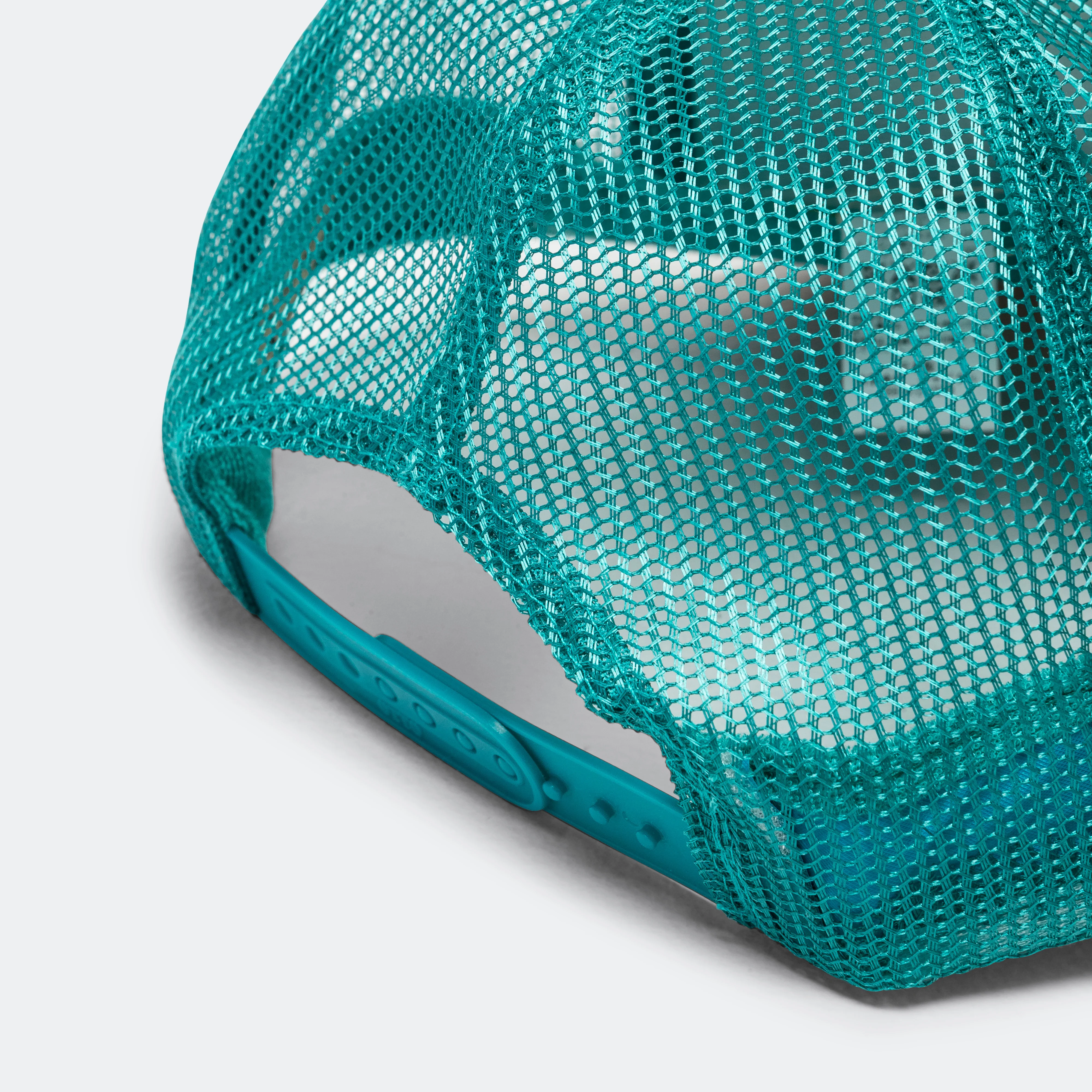KOUNTRY DIRTY SHRINK Trucker CAP - Turquoise x Beige - Image 4