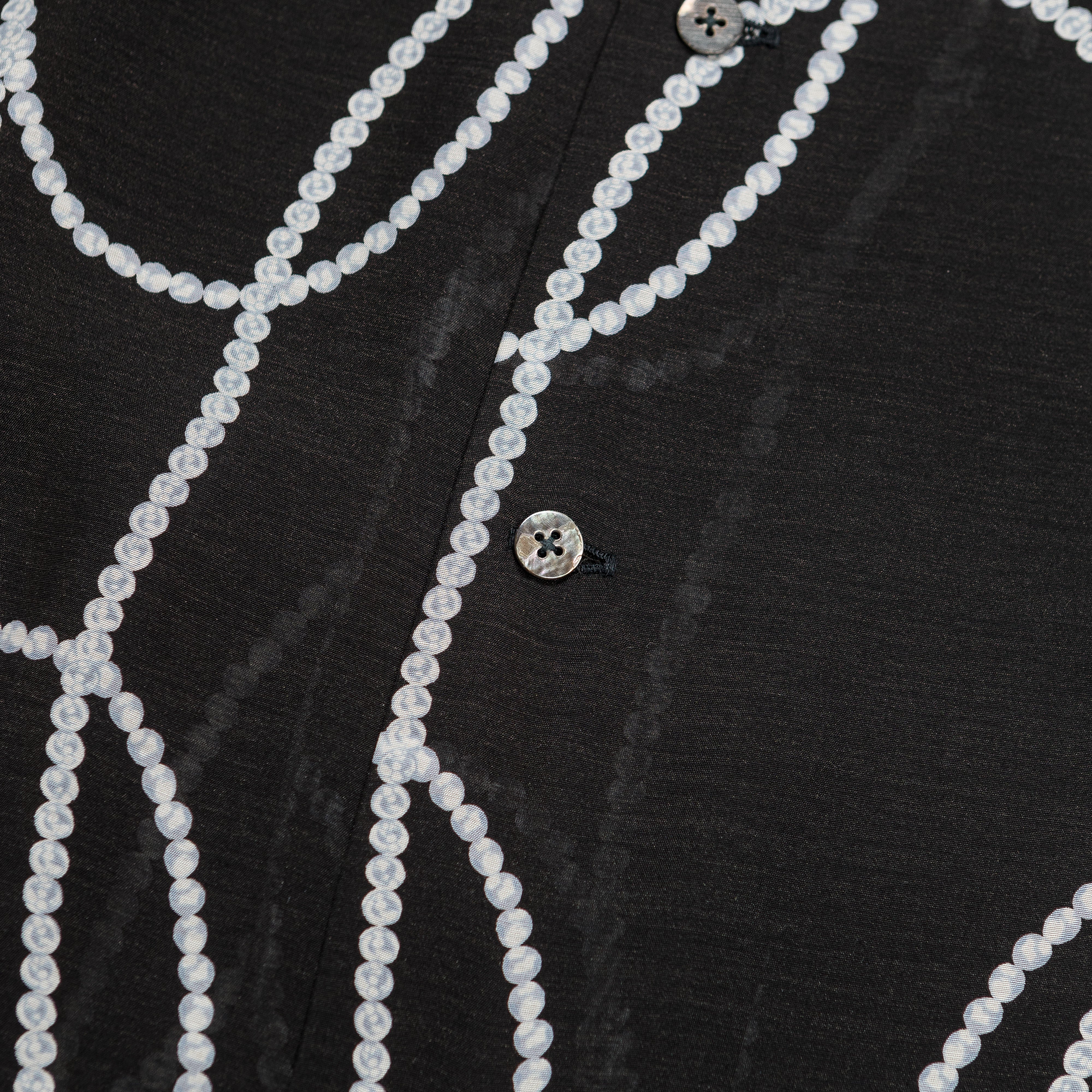 Silk Rayon PEARL-KATABIRA Aloha - Black - Image 5