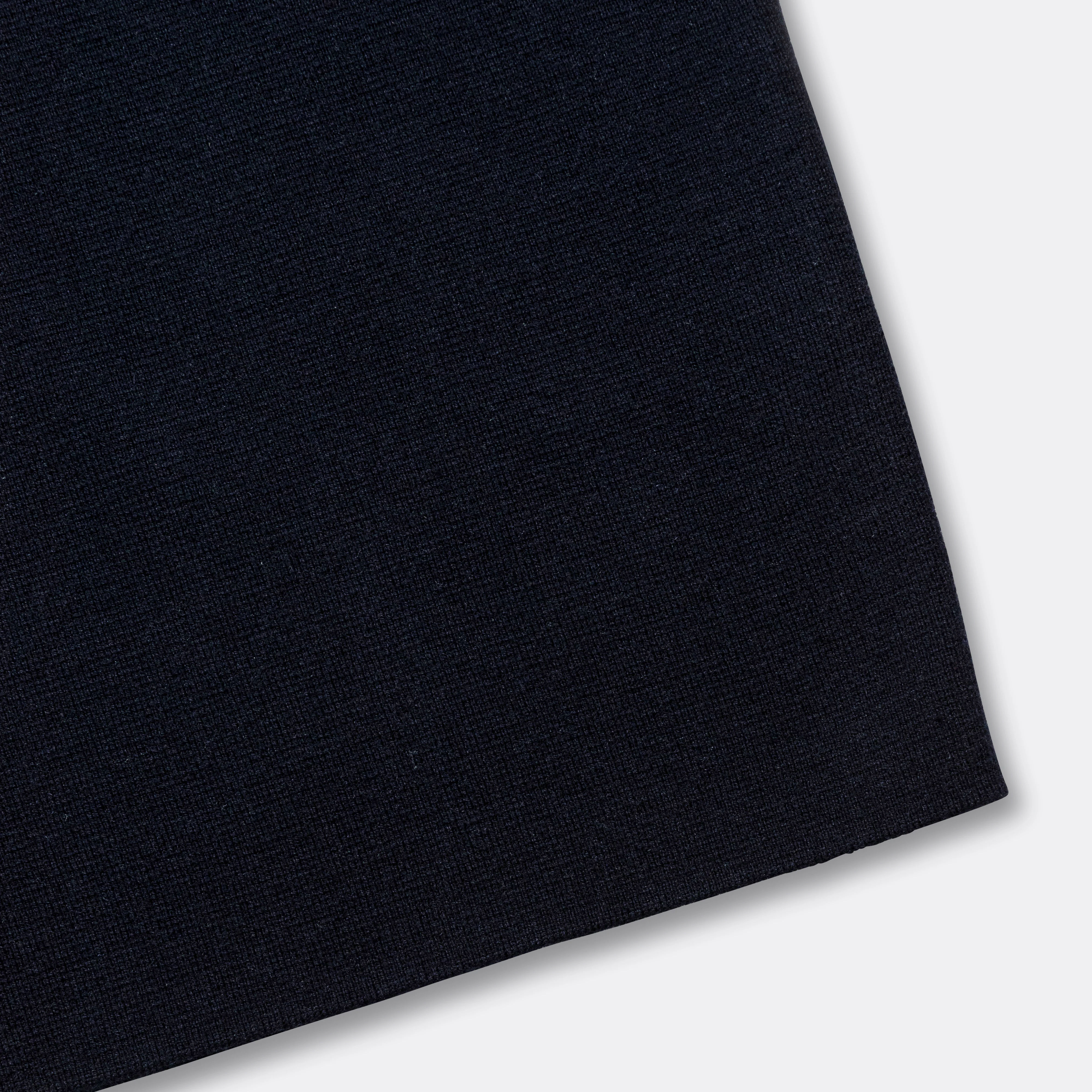 Kian Merino Cotton Milano Polo - Dark Navy - Image 4