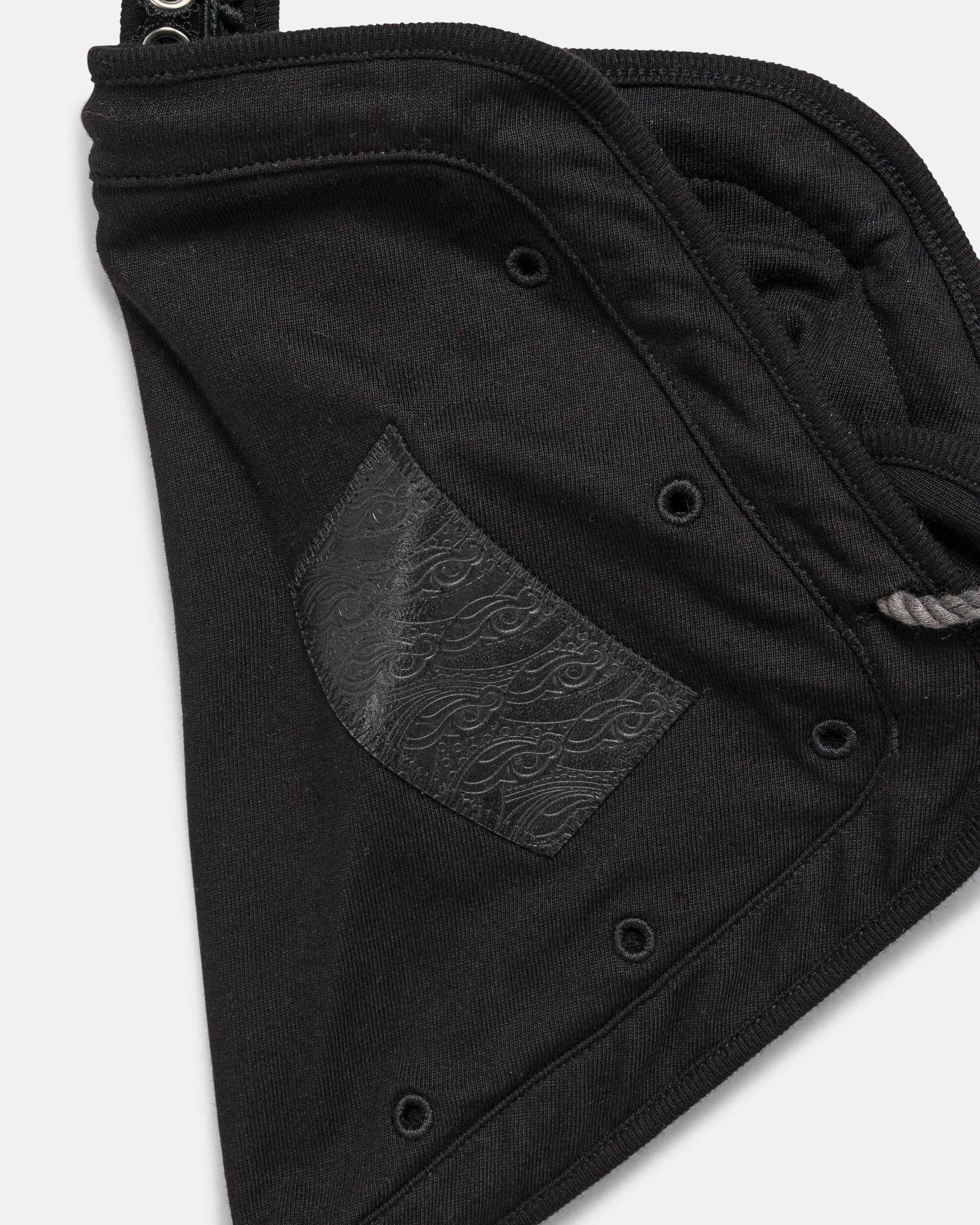 Hatha Jersey Bag - Black Heavy Jersey - Image 3