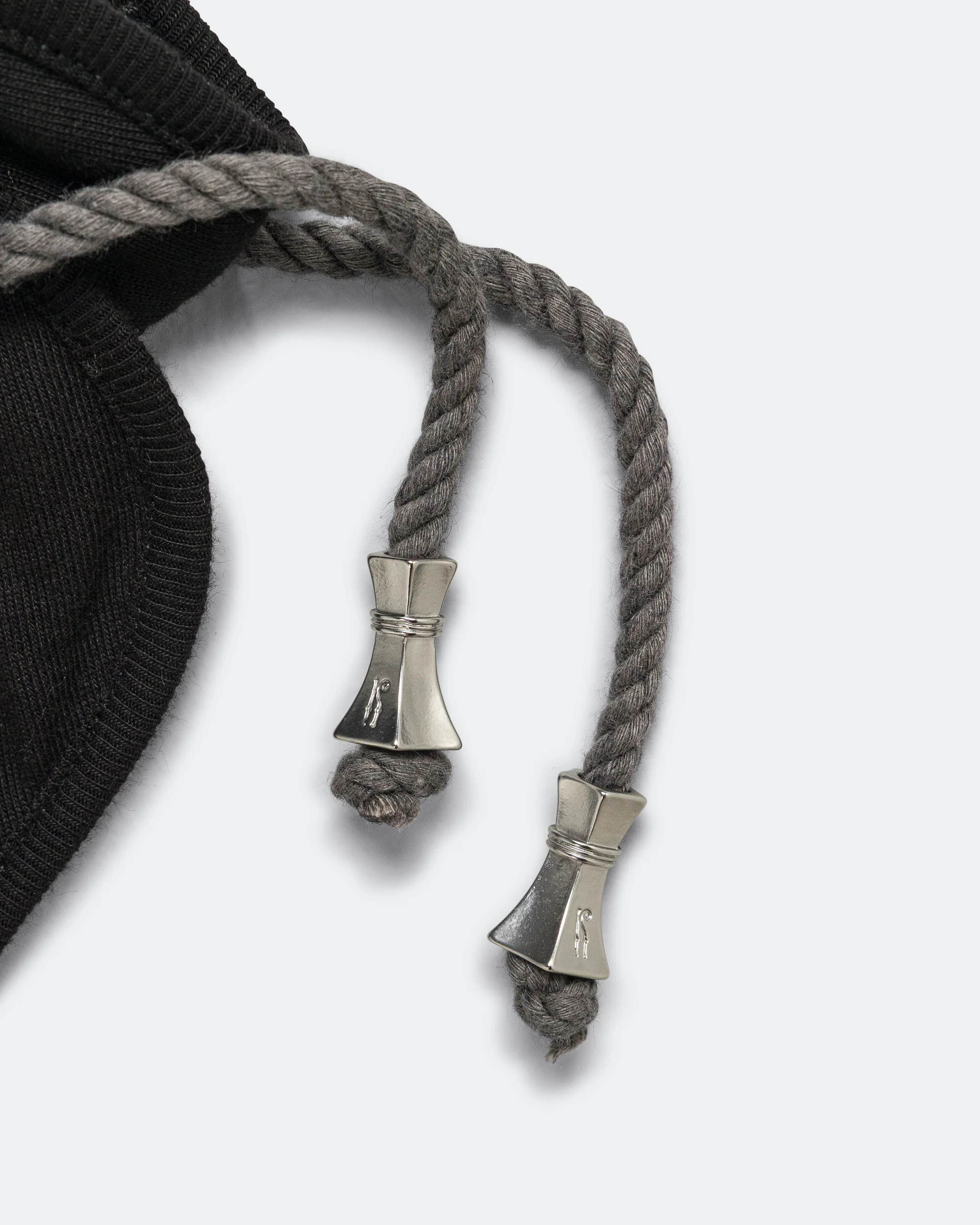 Hatha Jersey Bag - Black Heavy Jersey - Image 4