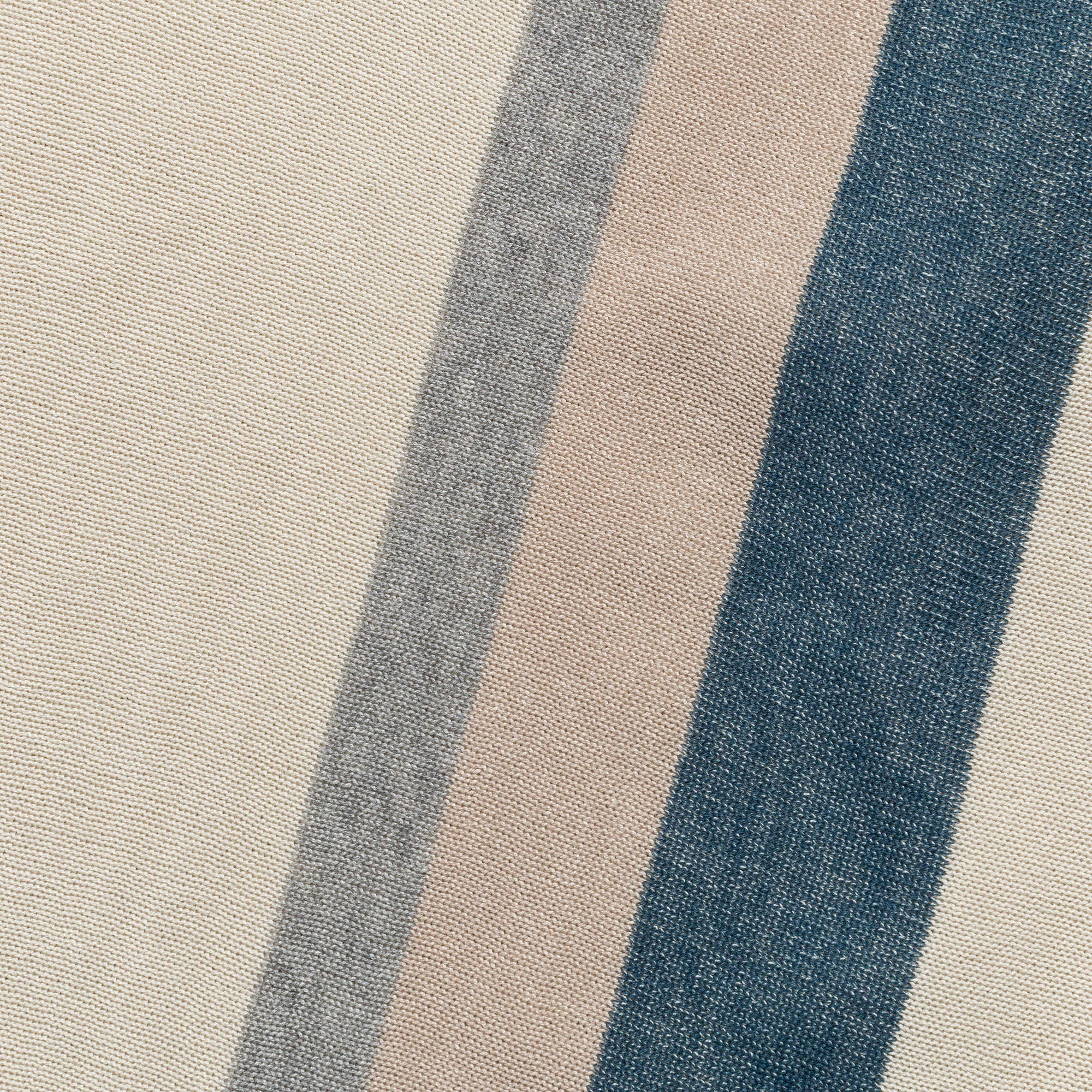 Knit Polo Stripe Argyle - Off White - Image 6