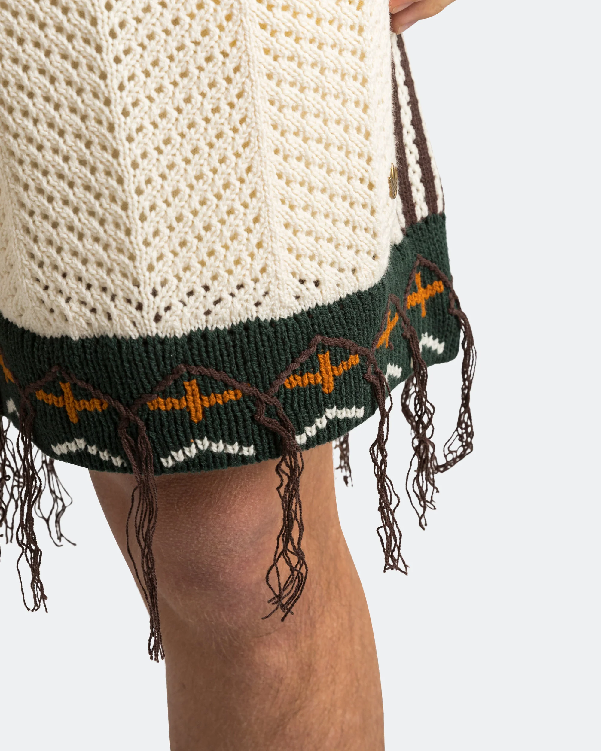Knit Shorts by Edison Chen x CLOT - Cream White - Image 4