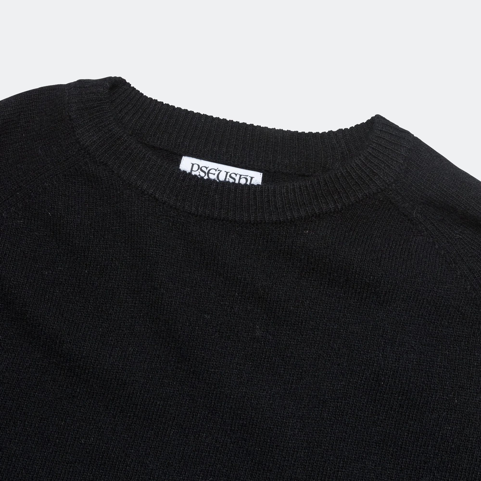 Lambswool Sweater - Black - Image 3