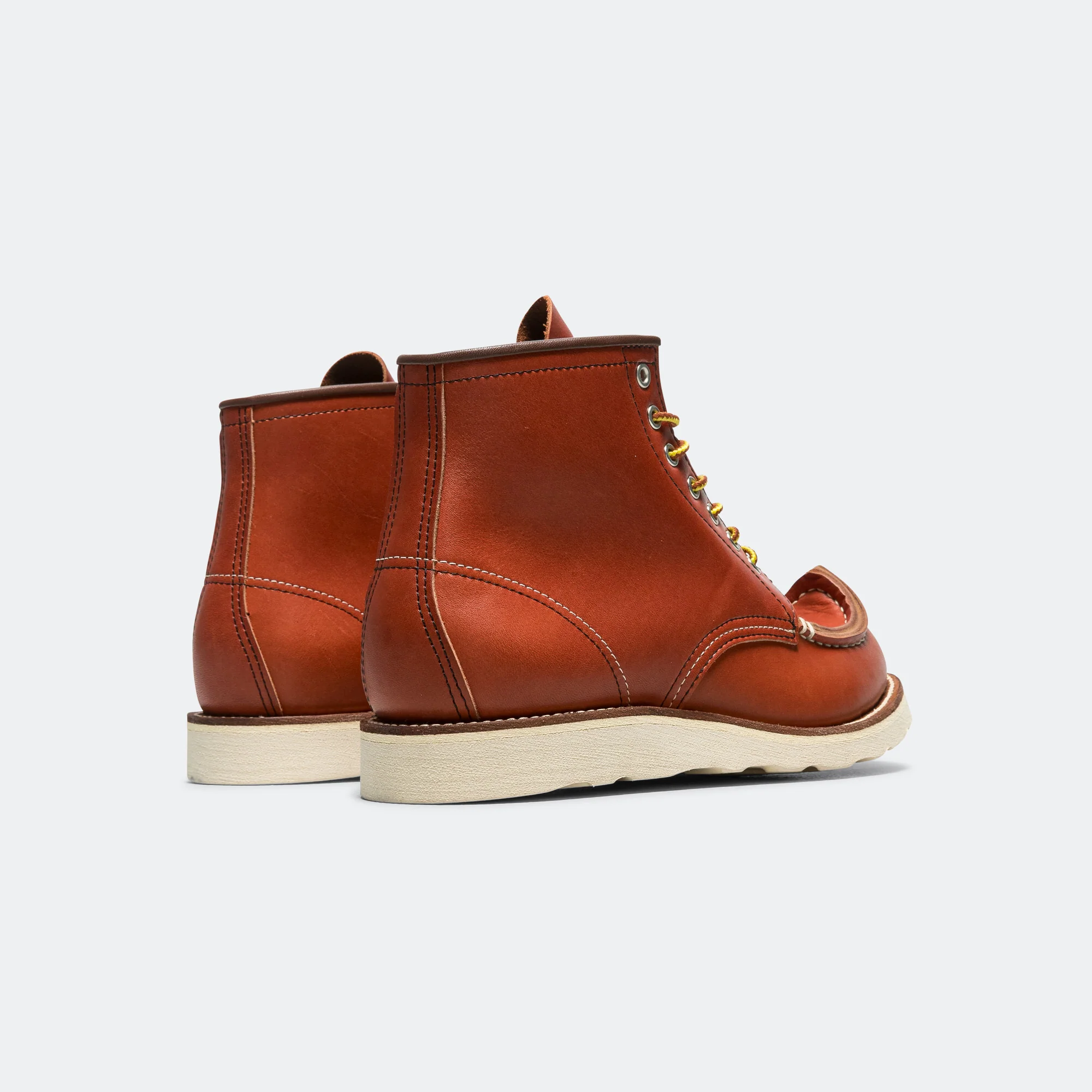 Leather TIBETAN Work Boots - RedBrown - Image 3