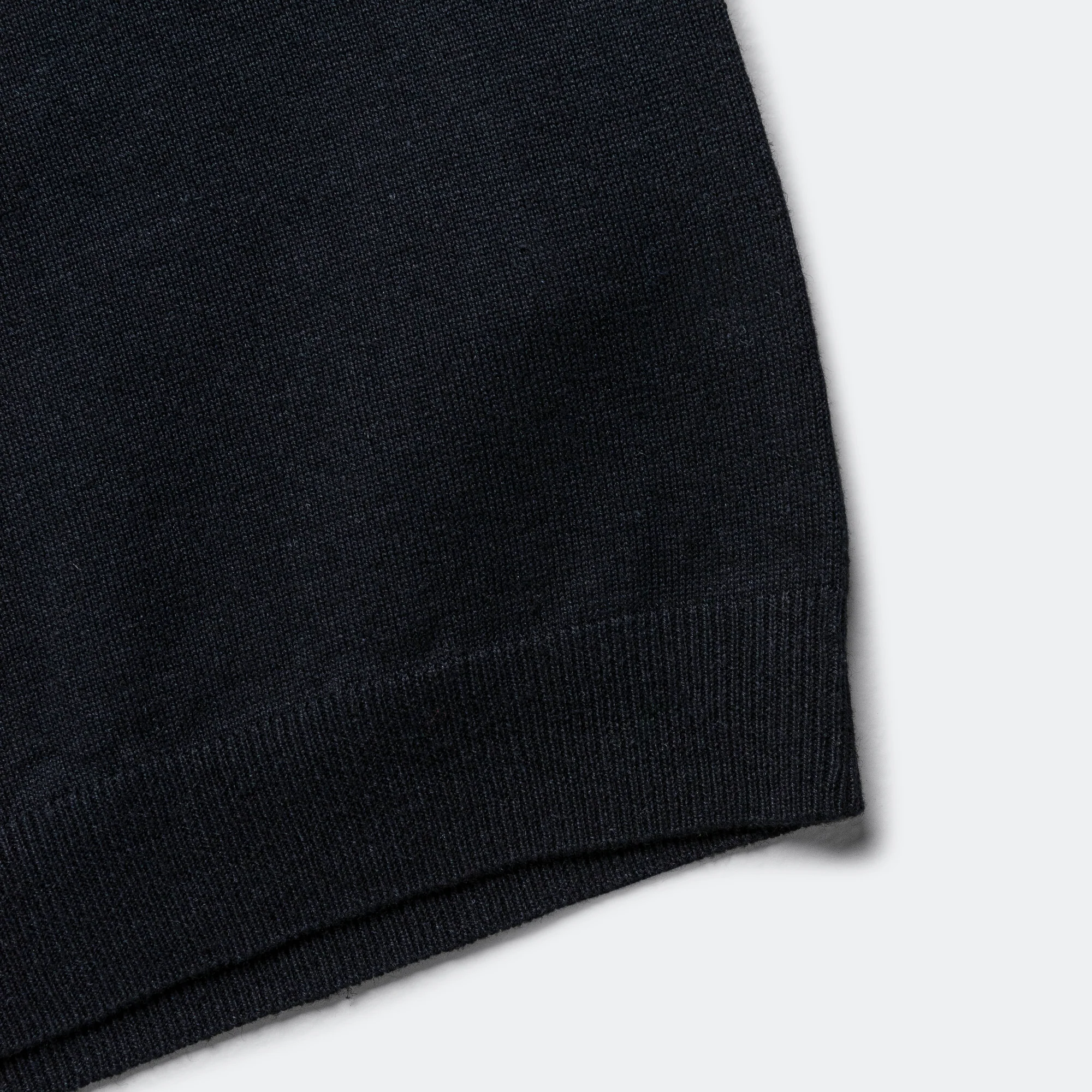 Leif Cotton Linen Polo - Dark Navy - Image 4