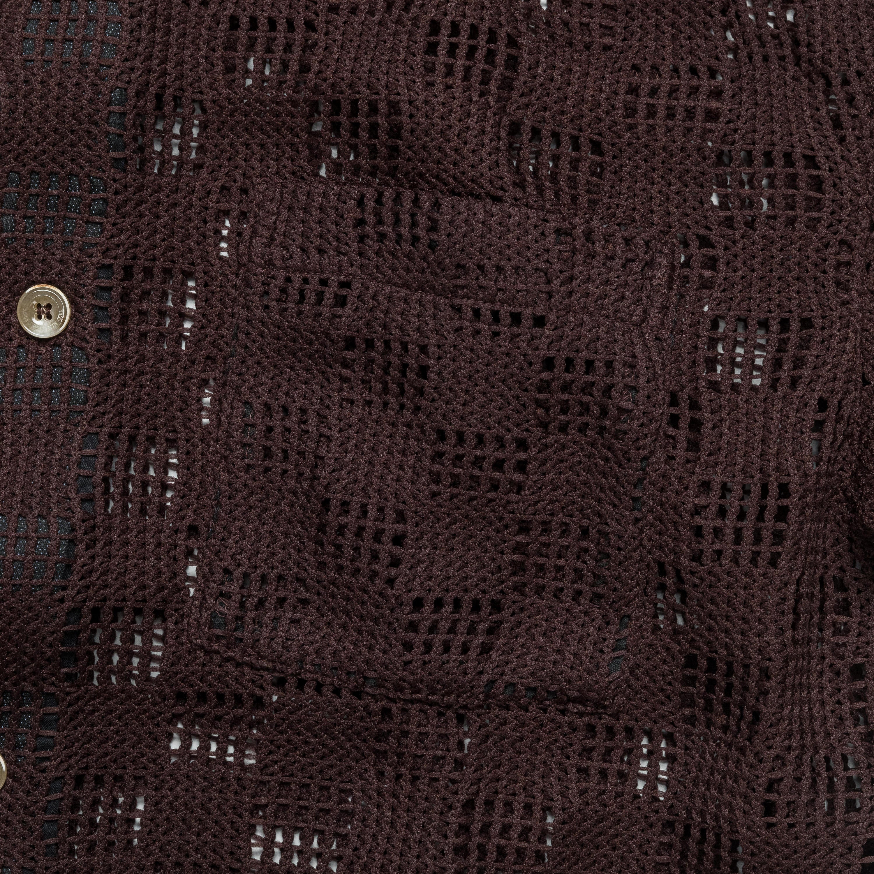 Letto Knitted SS Shirt - Brown - Image 3