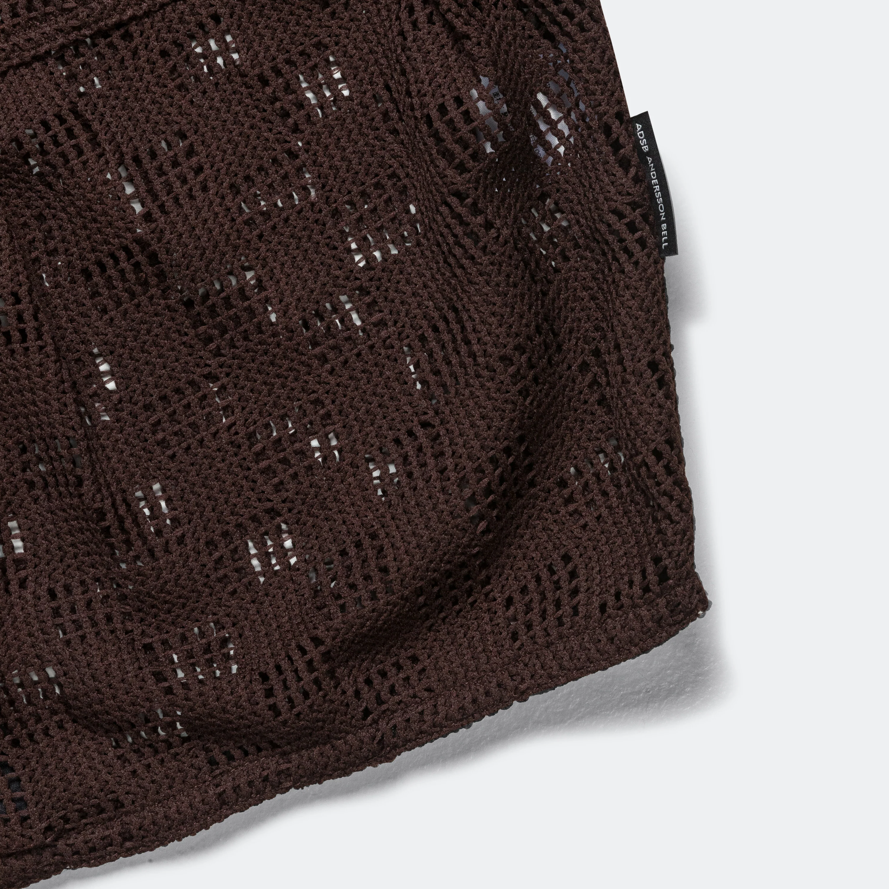 Letto Knitted SS Shirt - Brown - Image 6