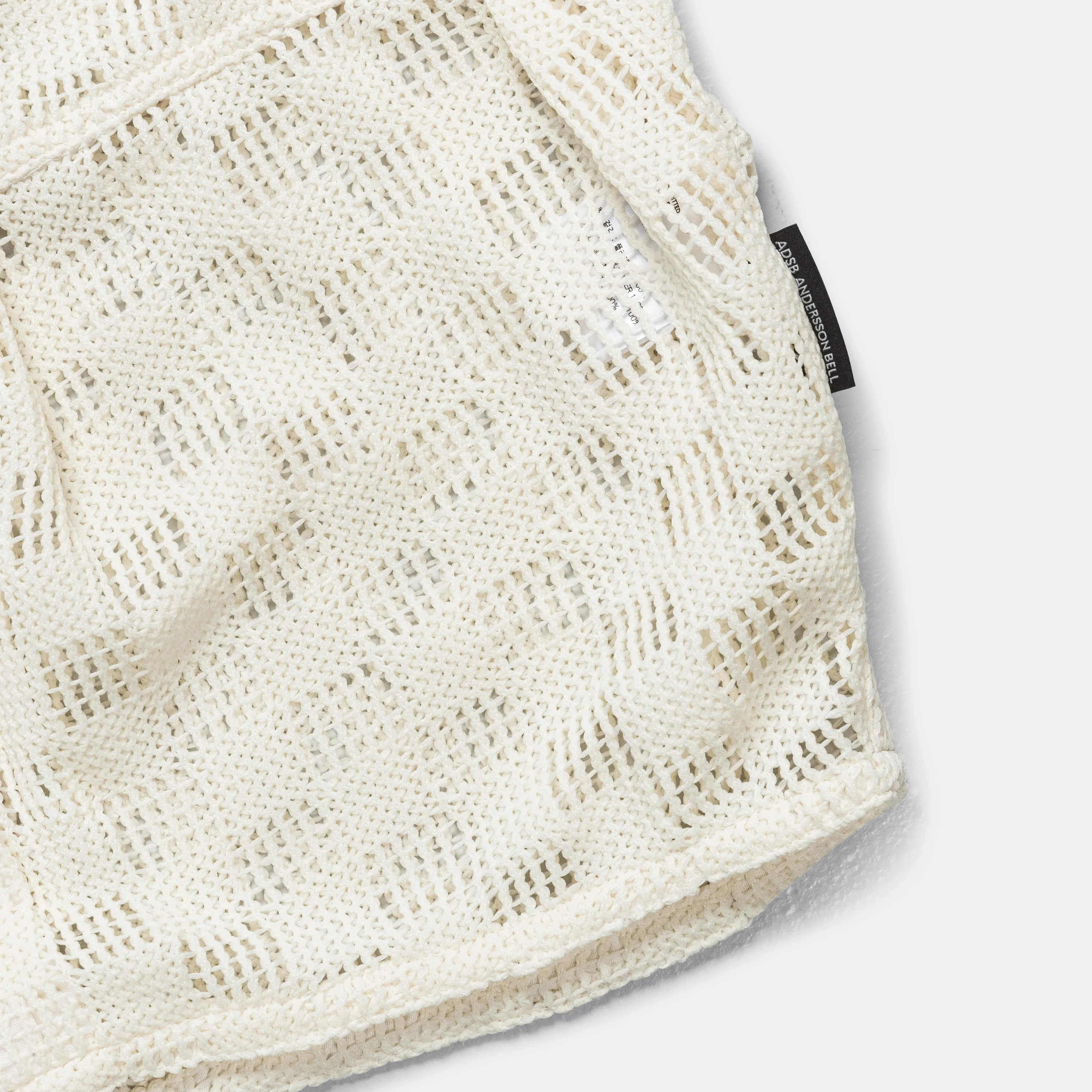 Letto Knitted SS Shirt - Ecru - Image 5