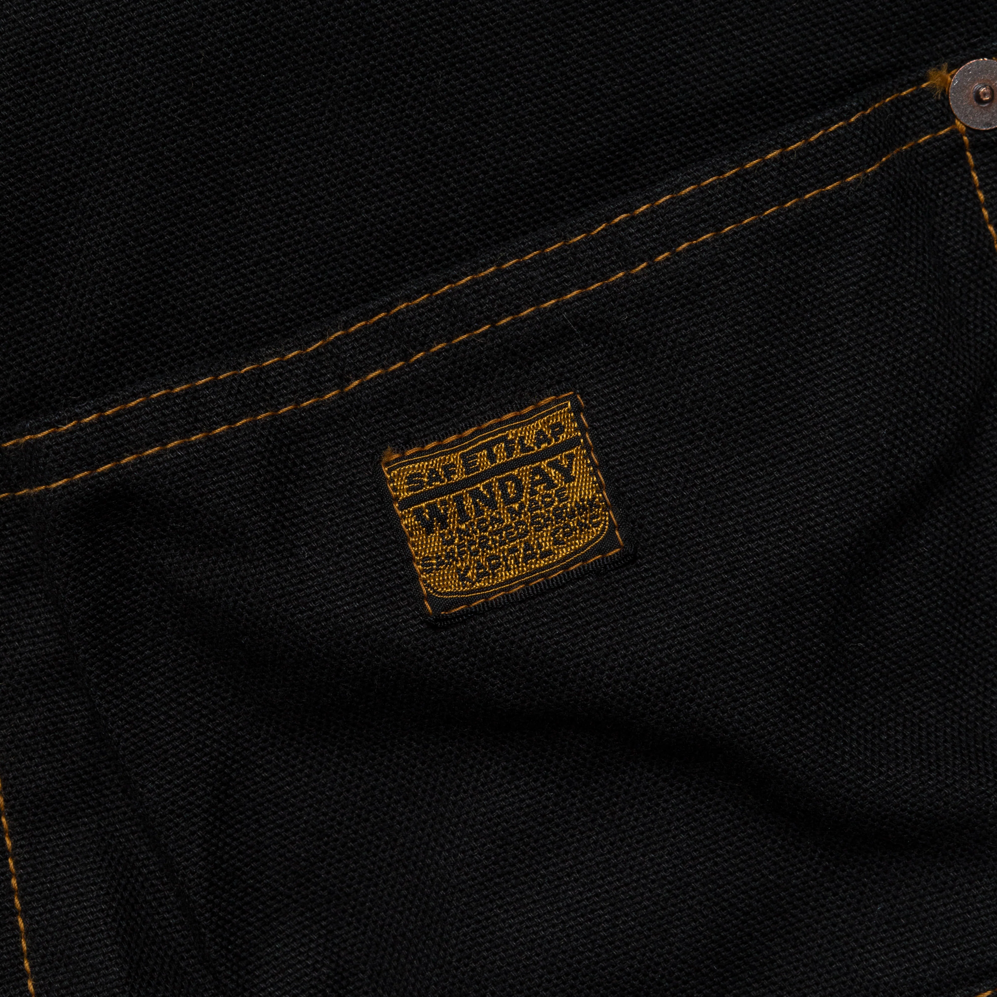 Light Canvas LUMBER Pants - Black - Image 4