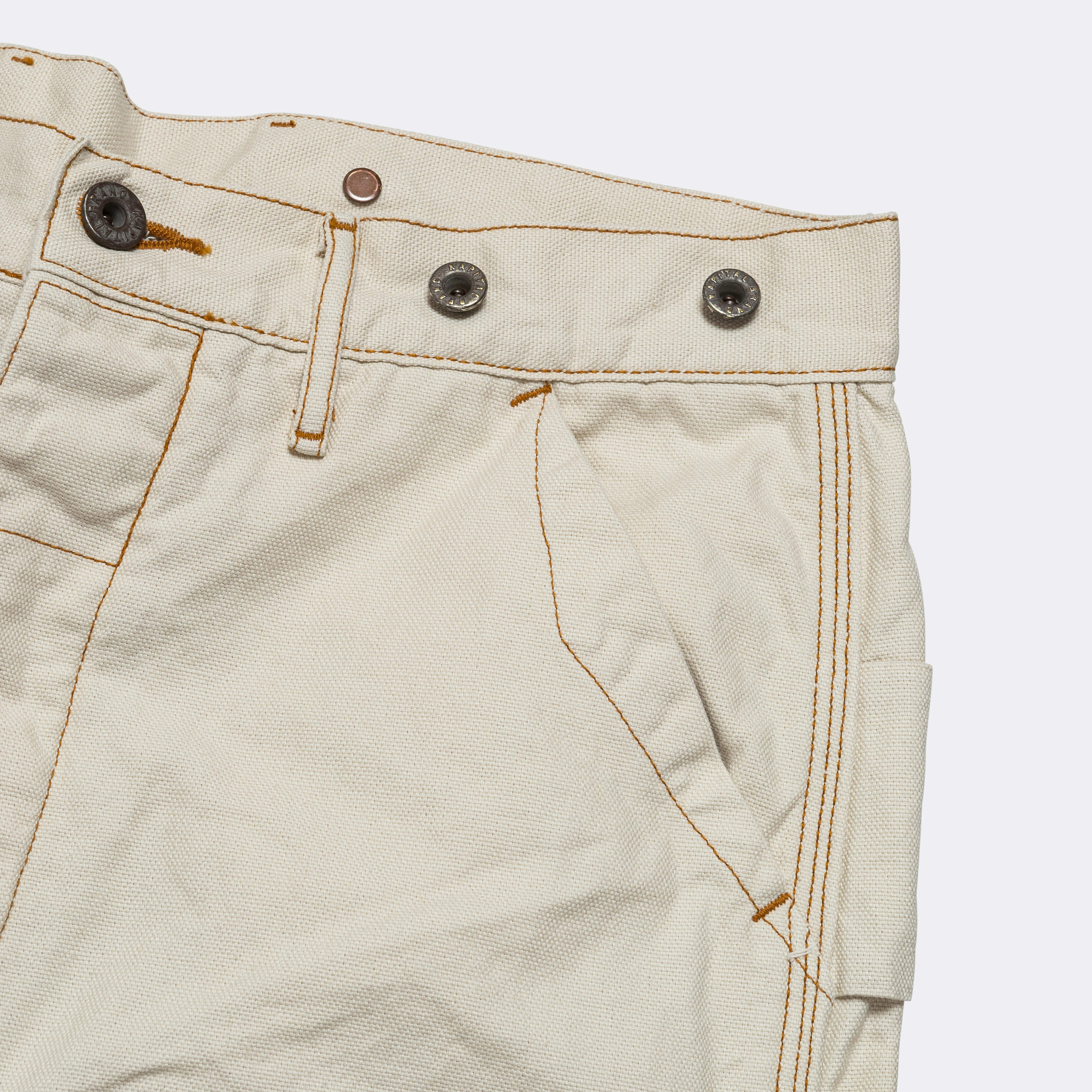 Light Canvas LUMBER Pants - Ecru - Image 3
