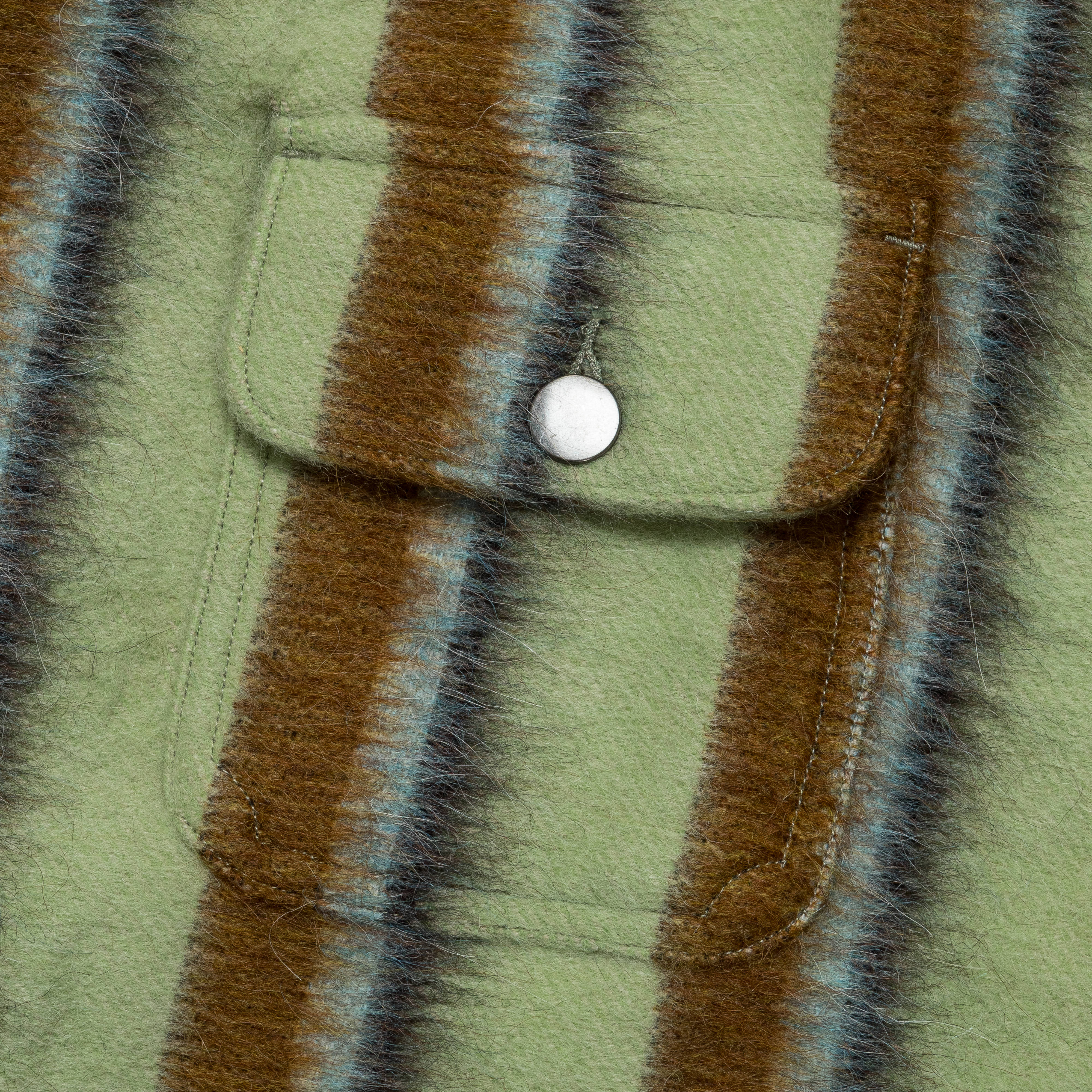 Work Jacket - Green Stripe - Image 6
