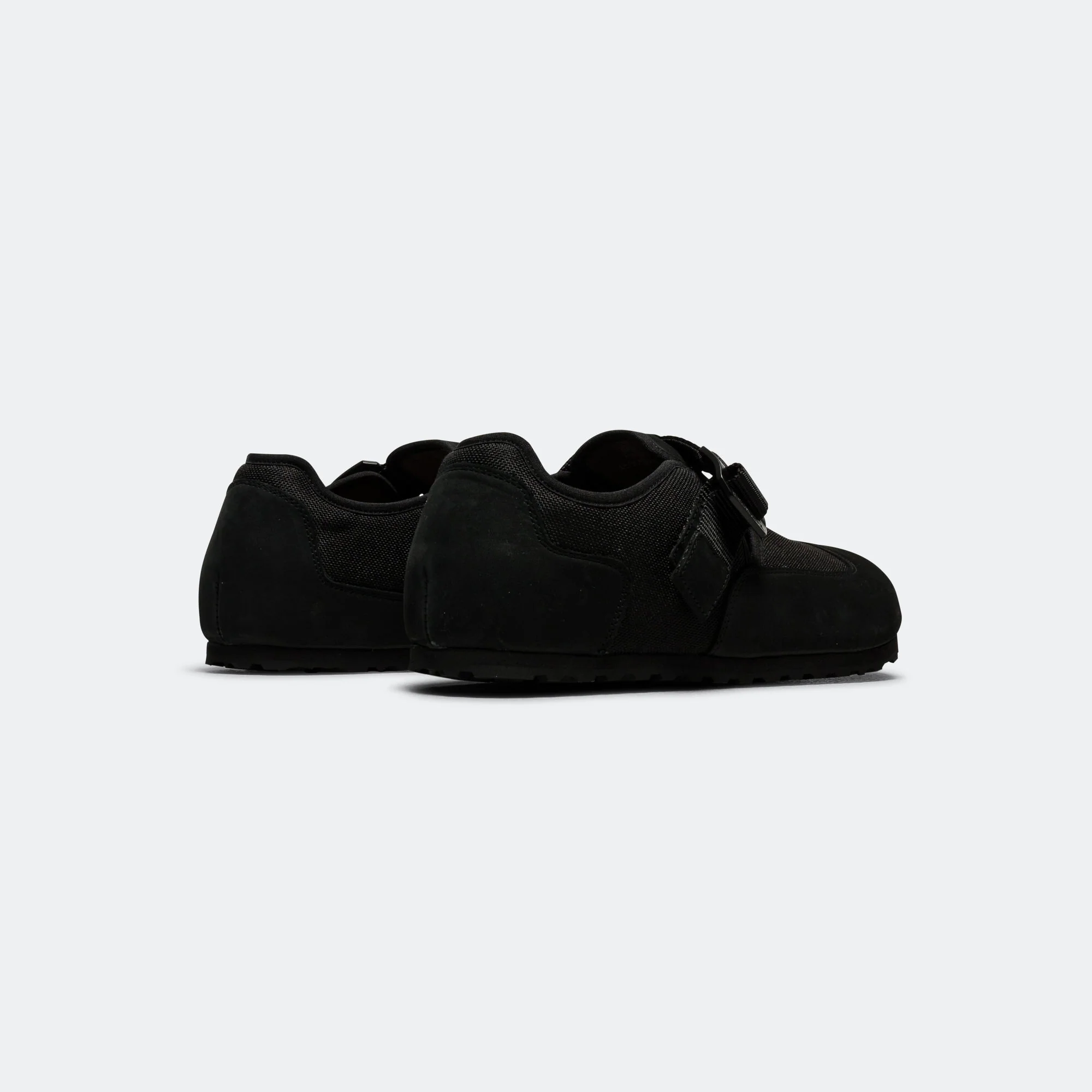 London Nova - Black Nubuck Leather/Textile - Image 3