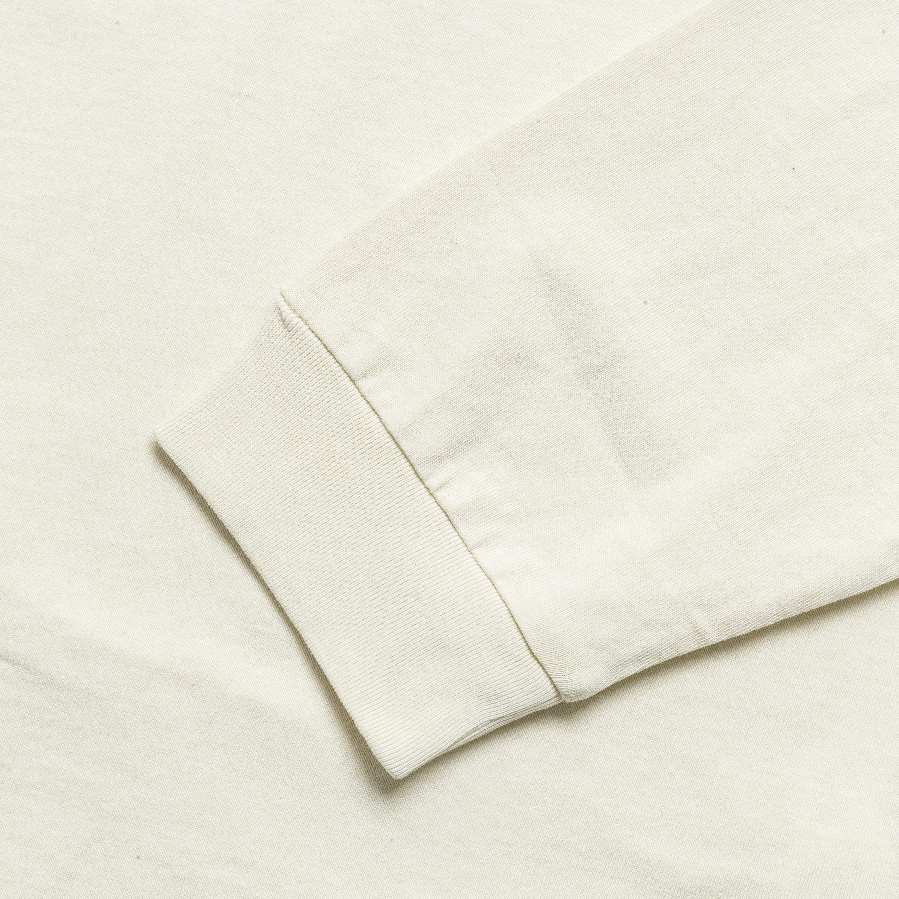 Long Sleeve Pocket Tee Pigment Dyed - Natural - Image 5