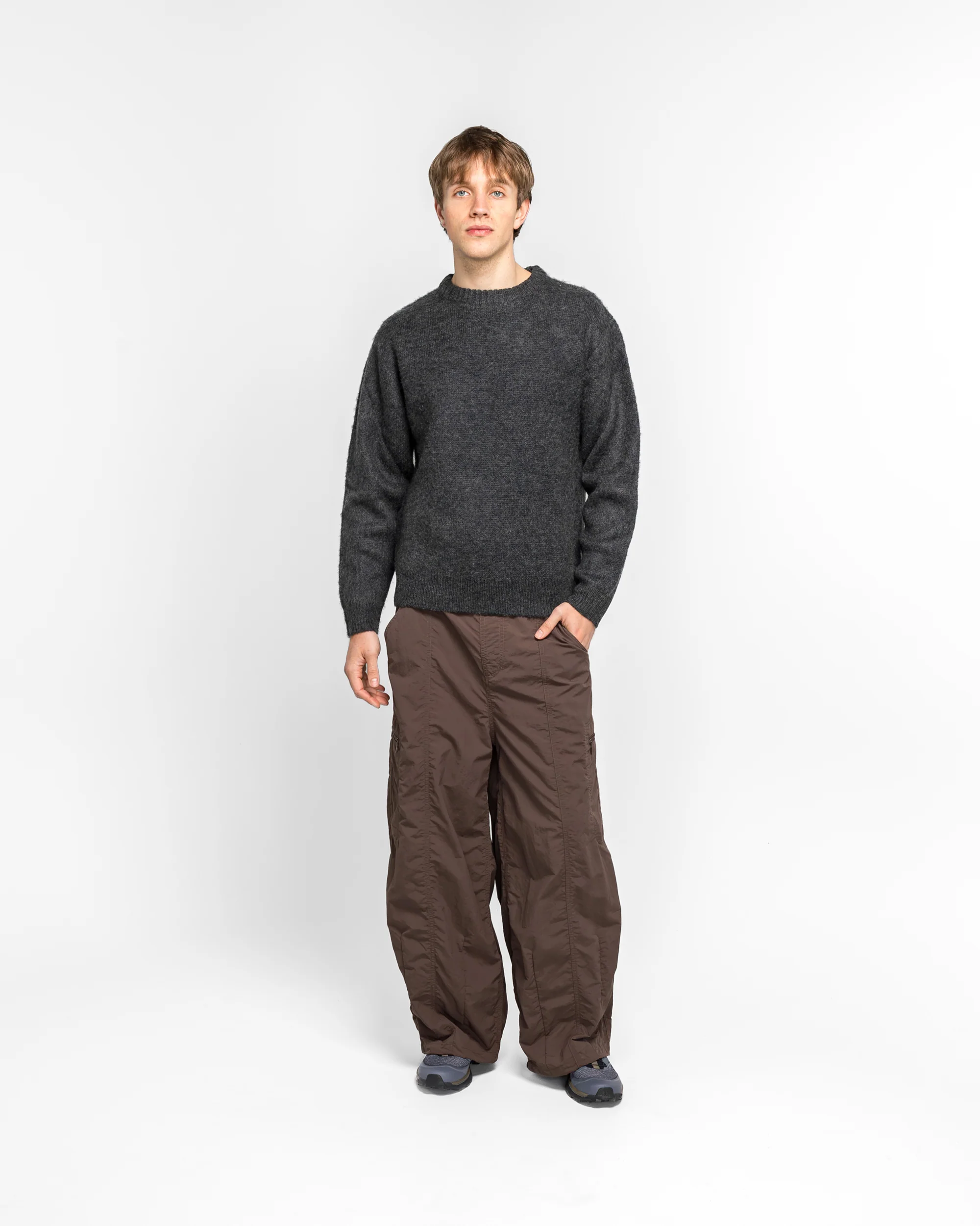 Loose Balloon Pant - Deep Brown - Image 5