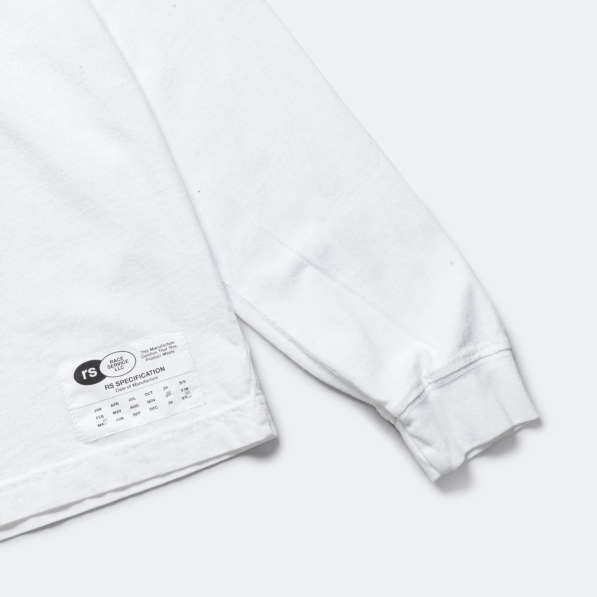 LS T-Shirt x Race Service - Optical White - Image 6