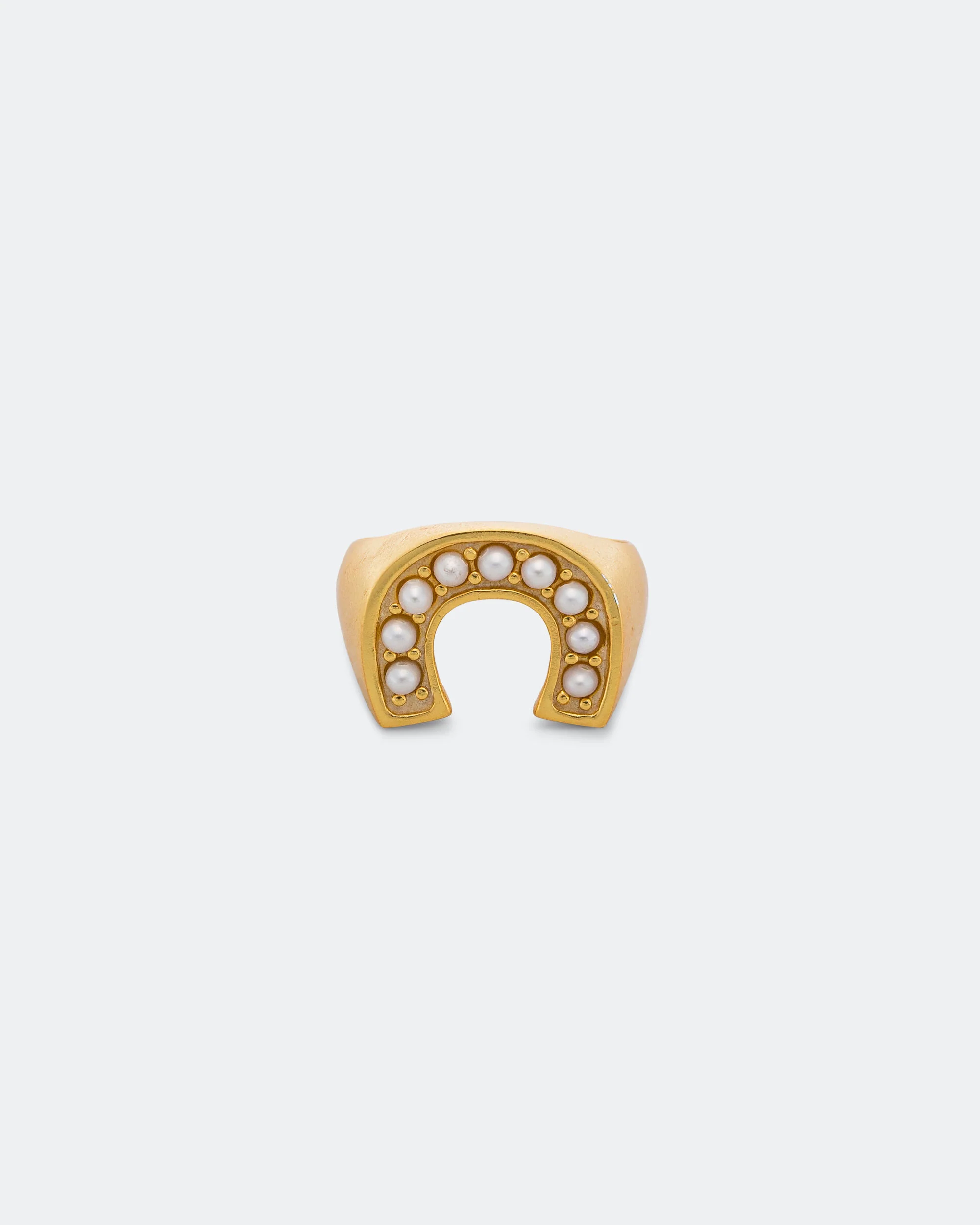 Lucky Ring - 14K Gold/Mother of Pearl