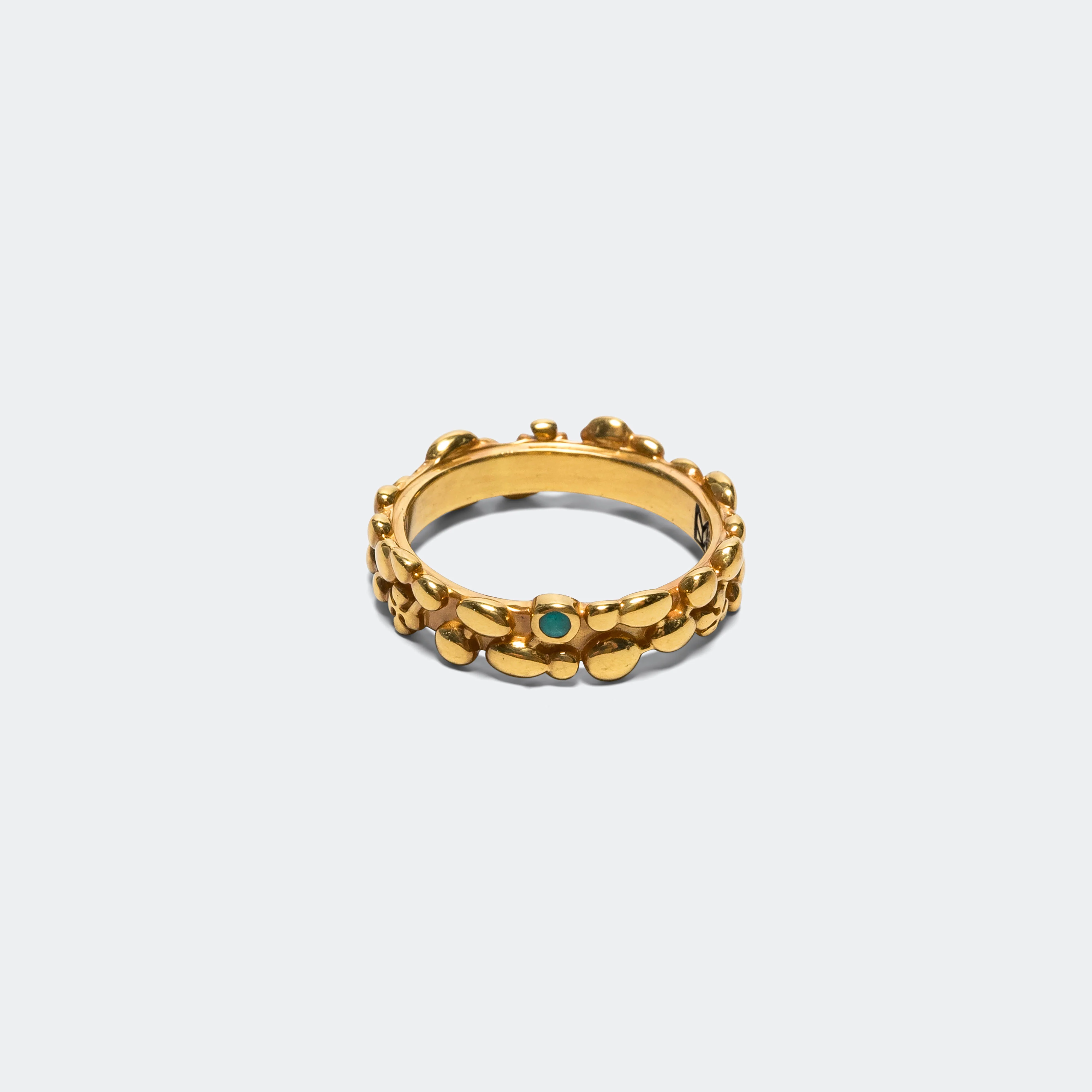 Tropique Ring - 14K Gold Plated/Turquoise - Image 5