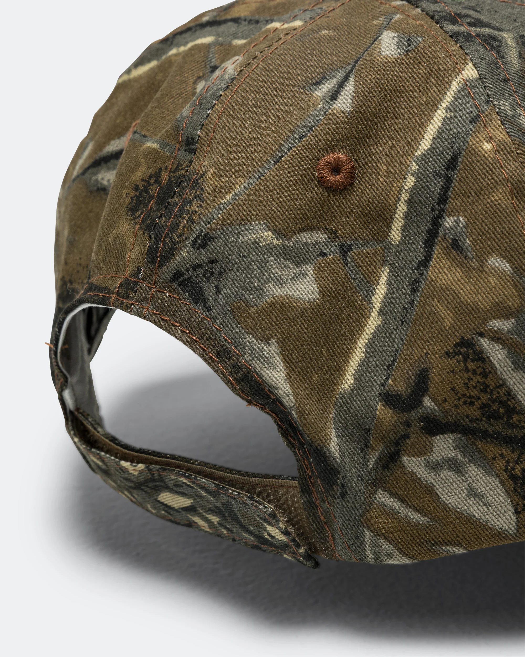 Metal Logo 5-Panel Hat - Real Leaf Camo - Image 4