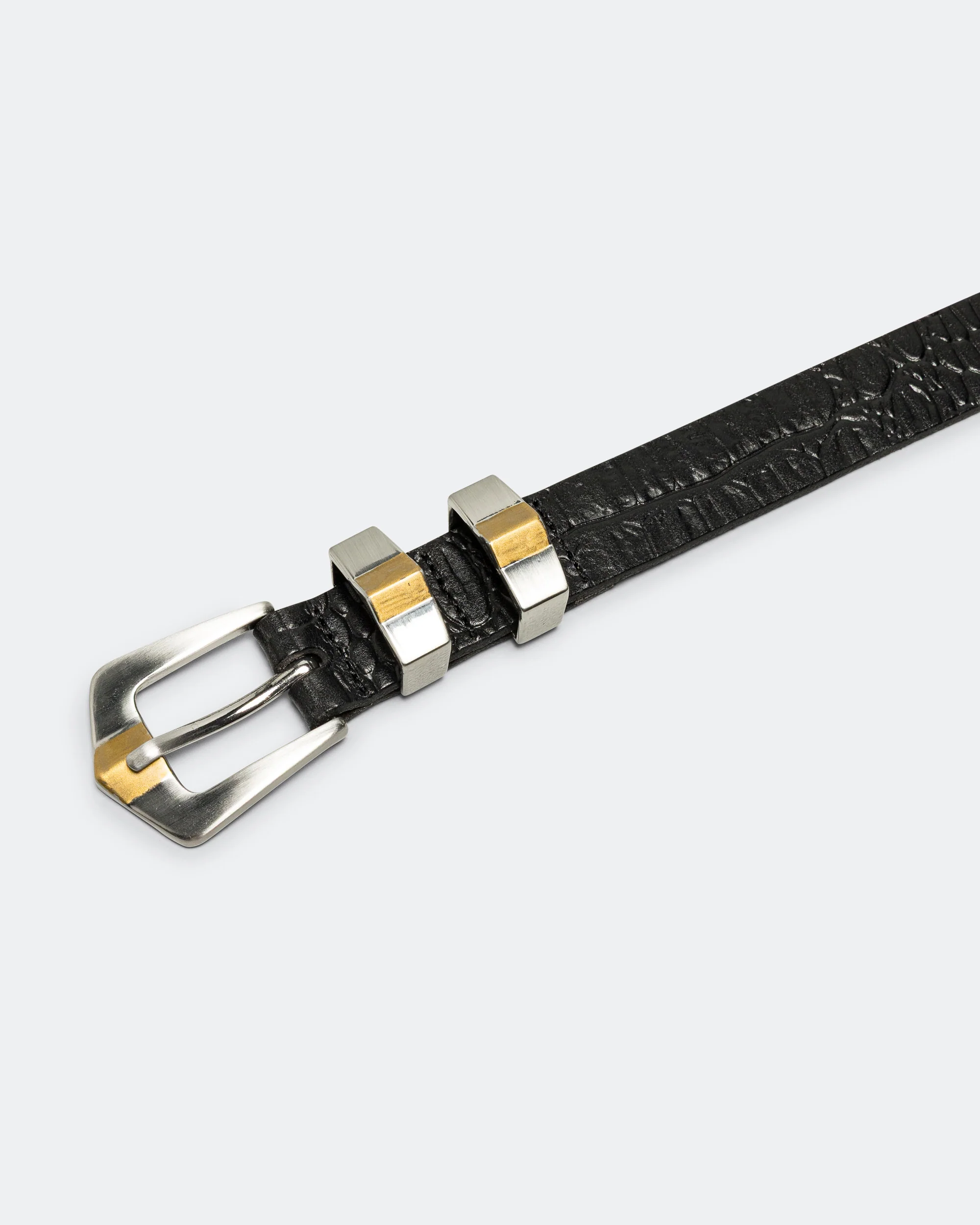 Butch Leather Belt - Black - Image 3