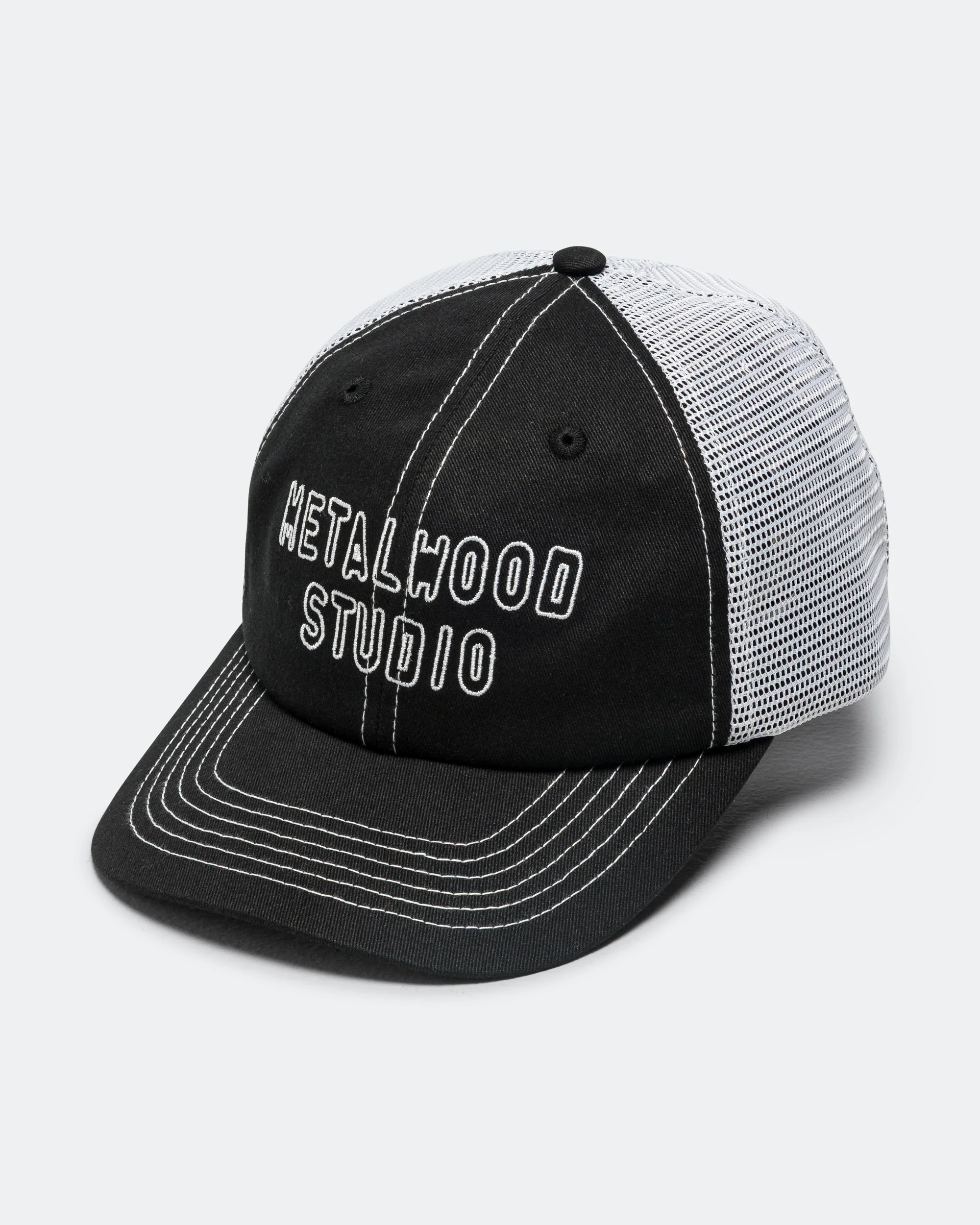 Cutie 6-Panel Trucker Hat - Black