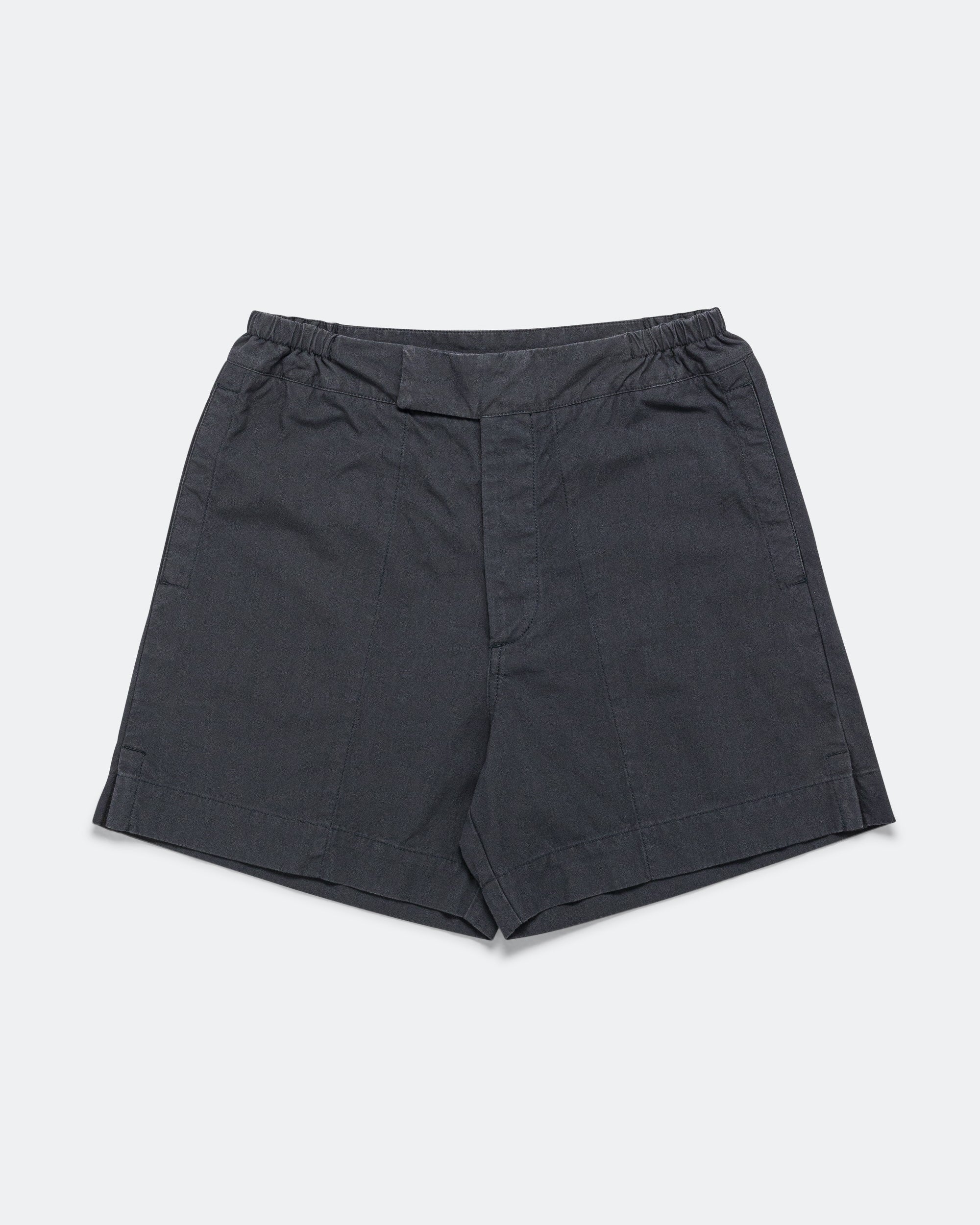 Gym Shorts - Ink Washed Cotton Ripstop