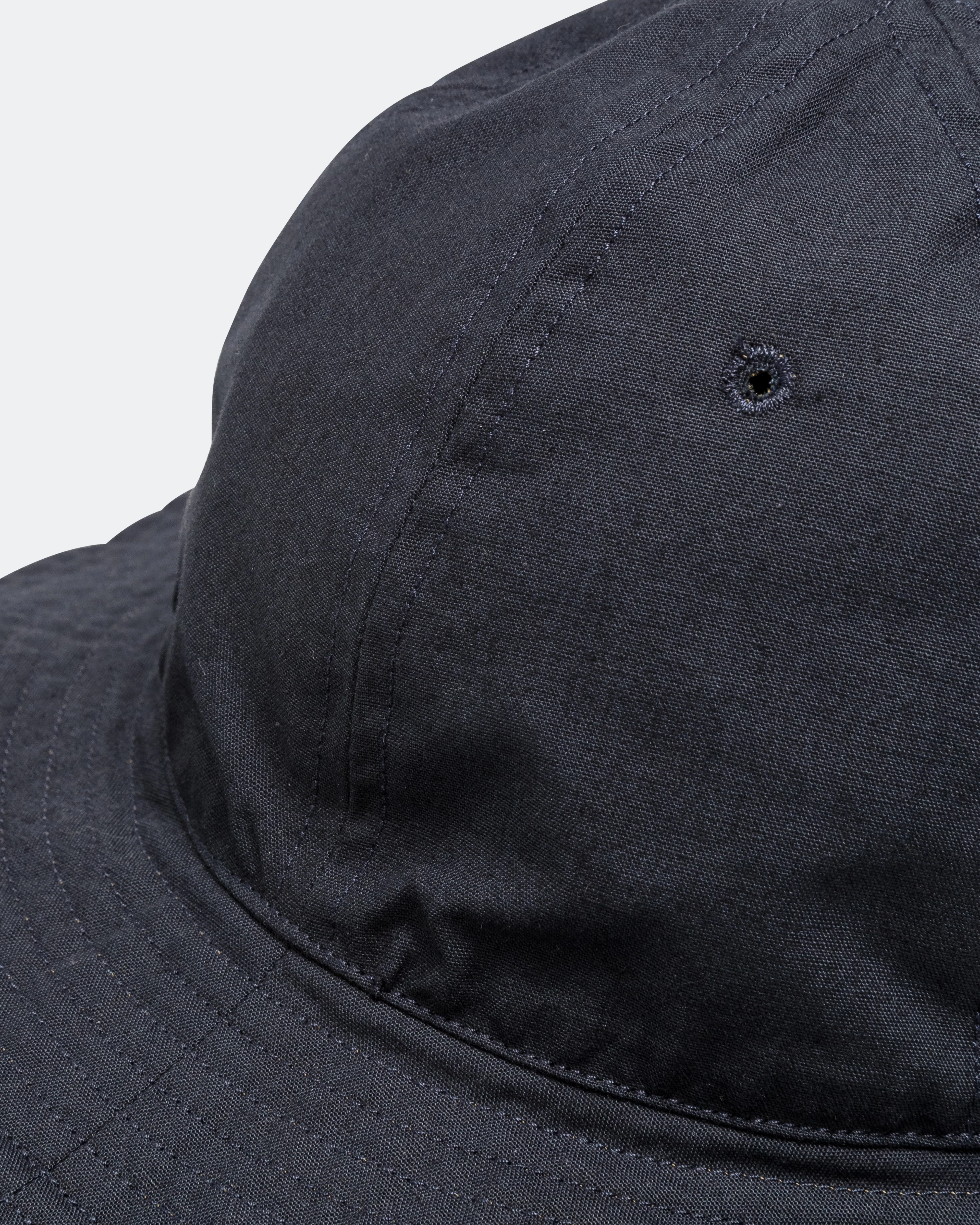 Reversible Bucket Hat - Ink/Olive Green Coarse Yarn - Image 3