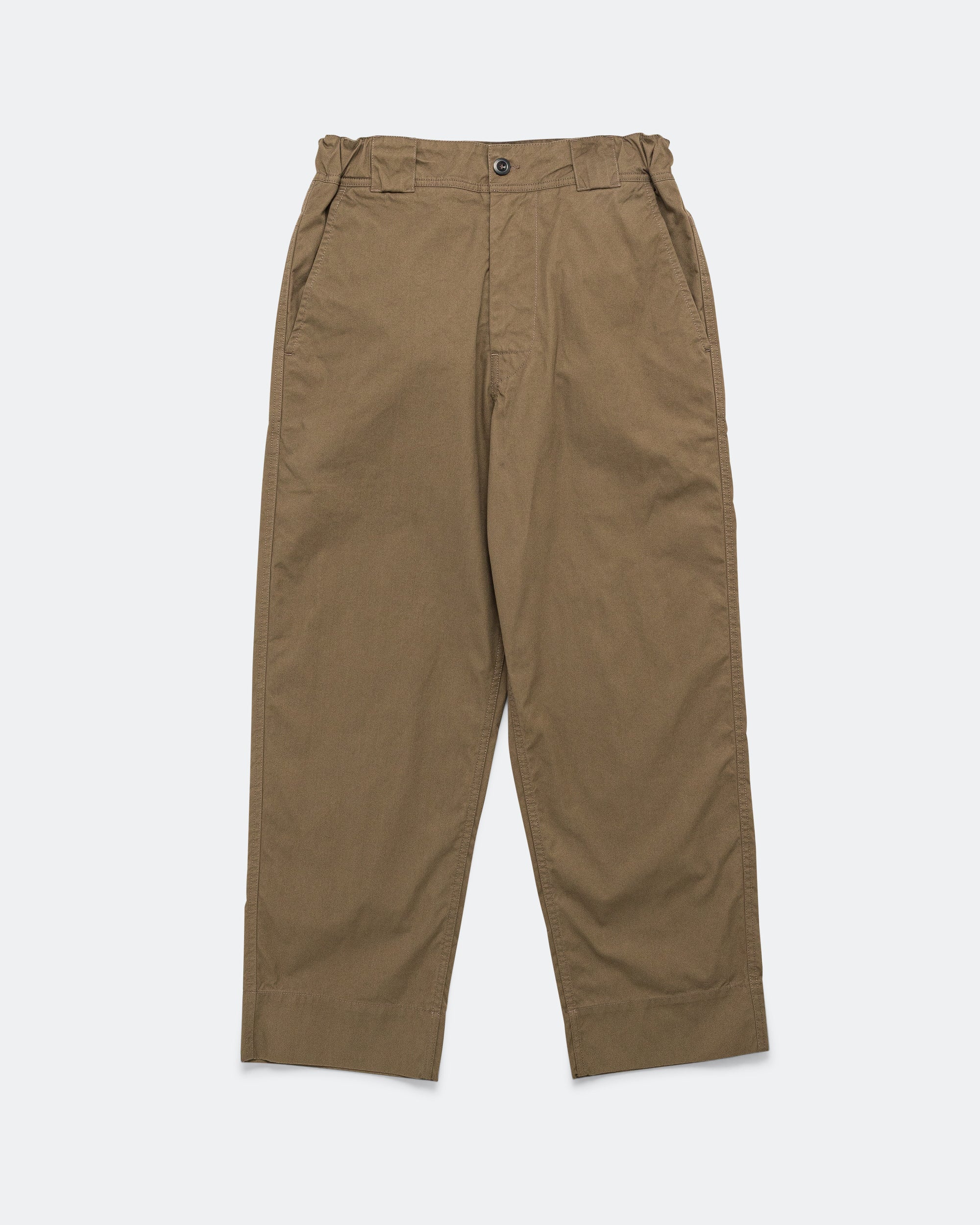 Sports Trousers - Khaki Cotton Blend Cordura