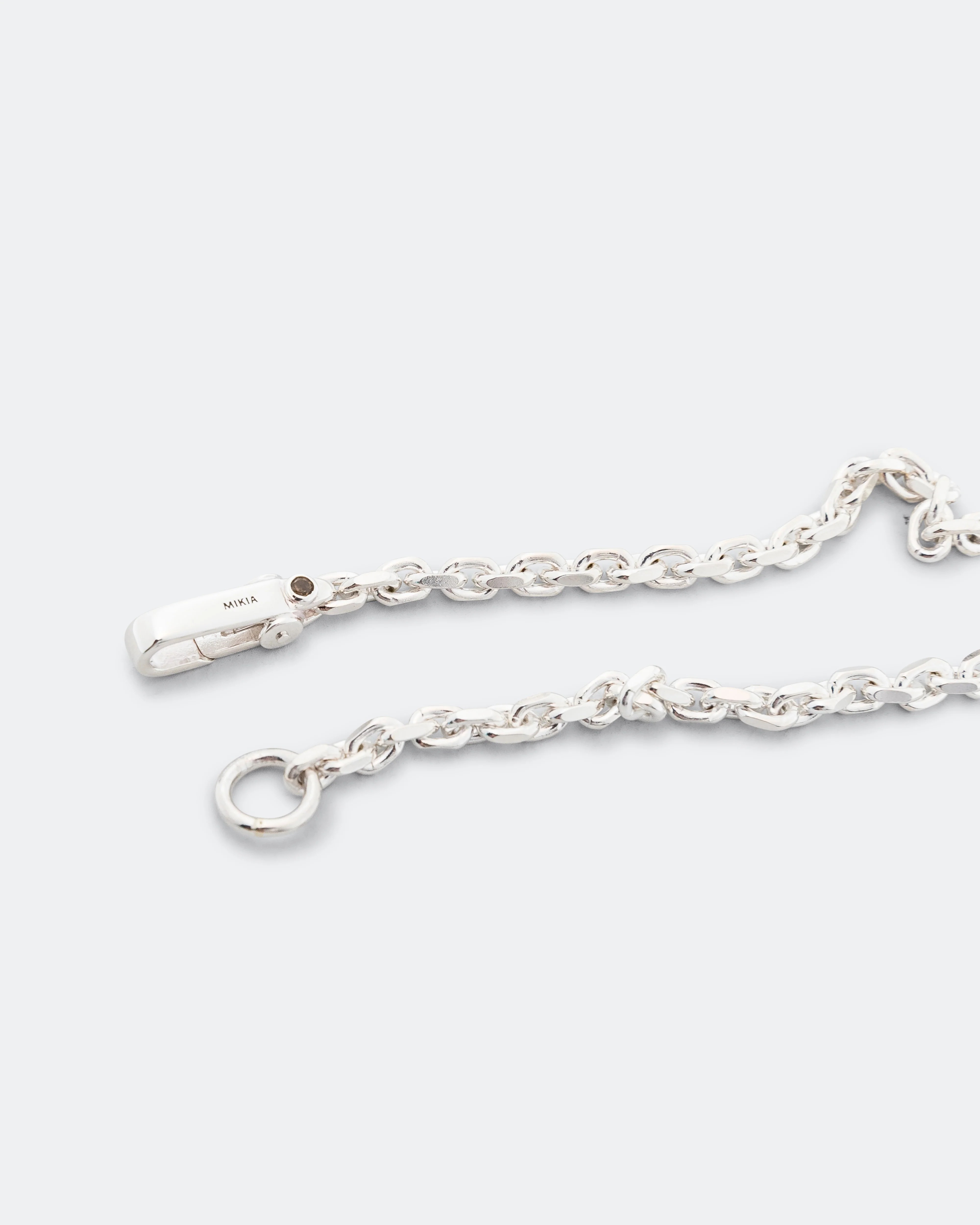 Chain Bracelet - 925 Silver/Smoky Quartz - Image 2