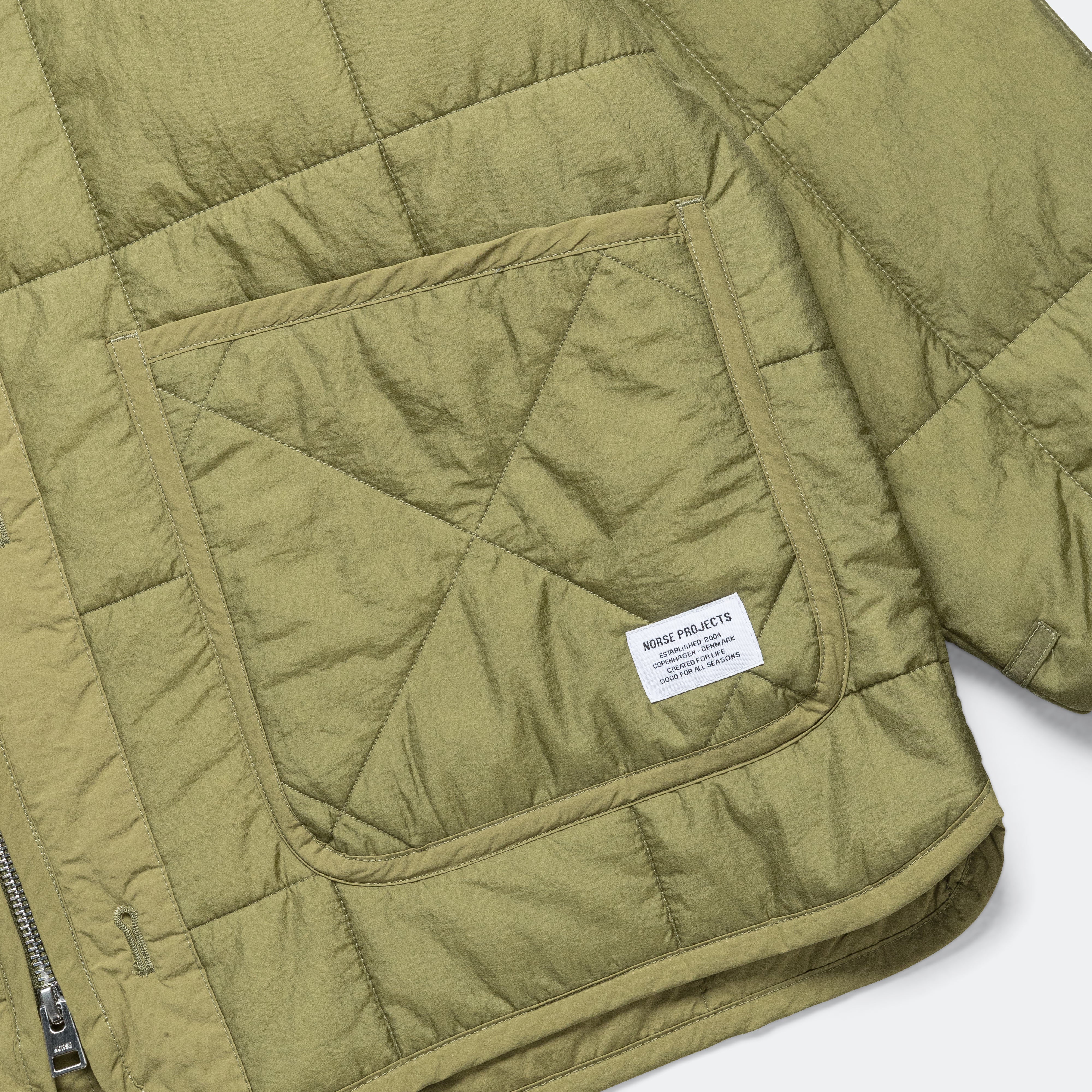 Military Liner Jacket - Moss Green - Image 6