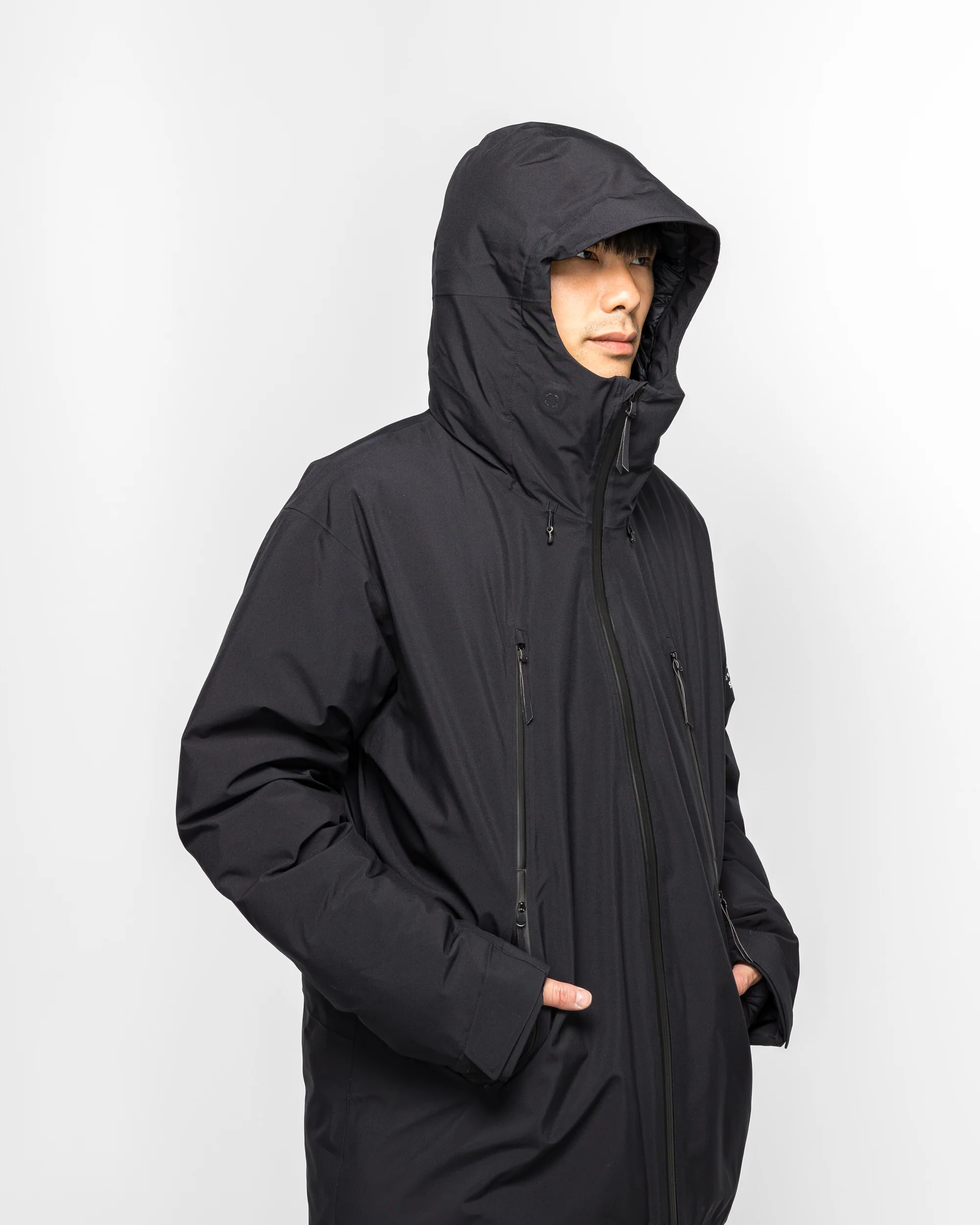 GORE-TEX Down Jacket x Salomon - Black Tessuto Technical - Image 5