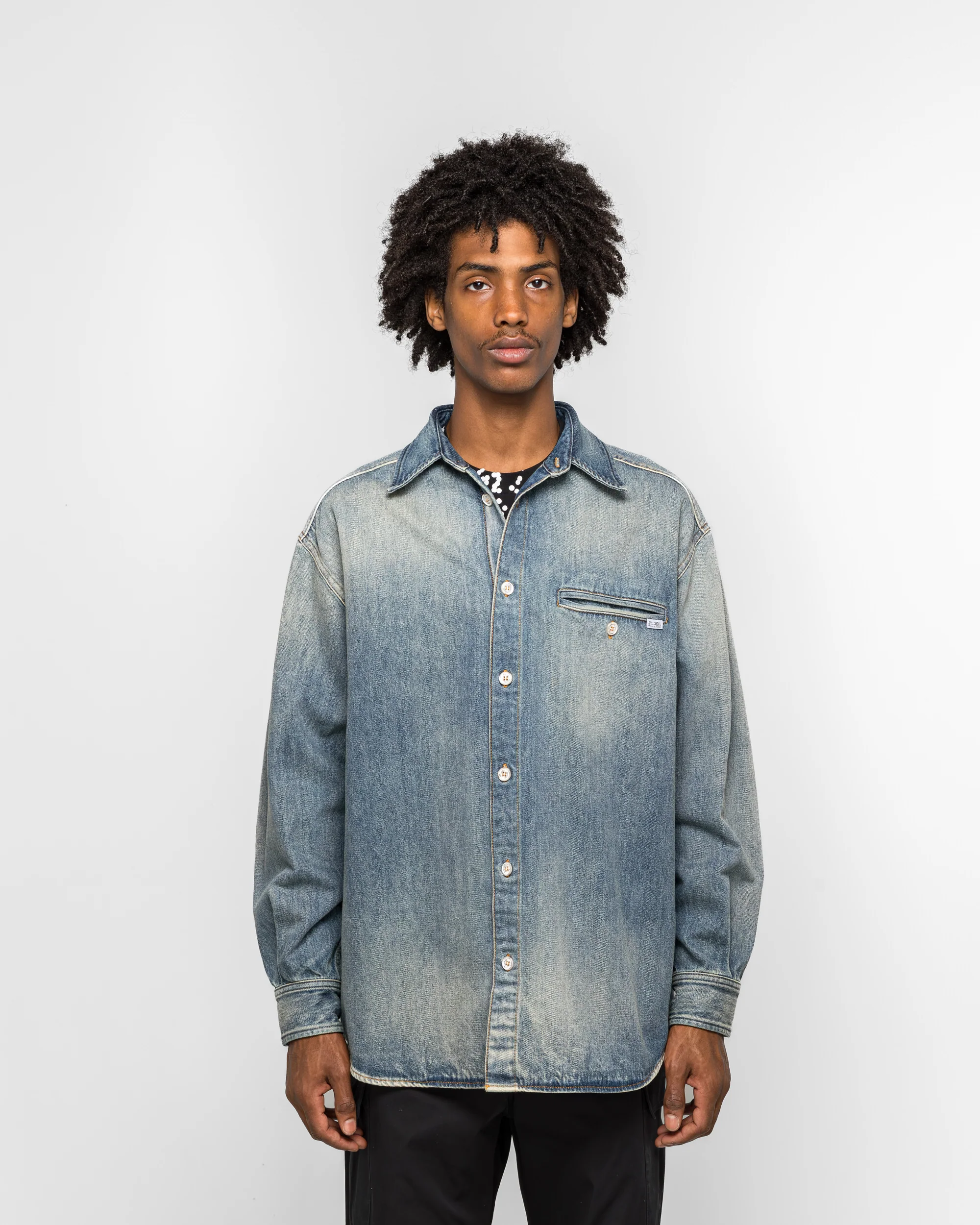 11oz Denim Shirt - Blue - Image 2