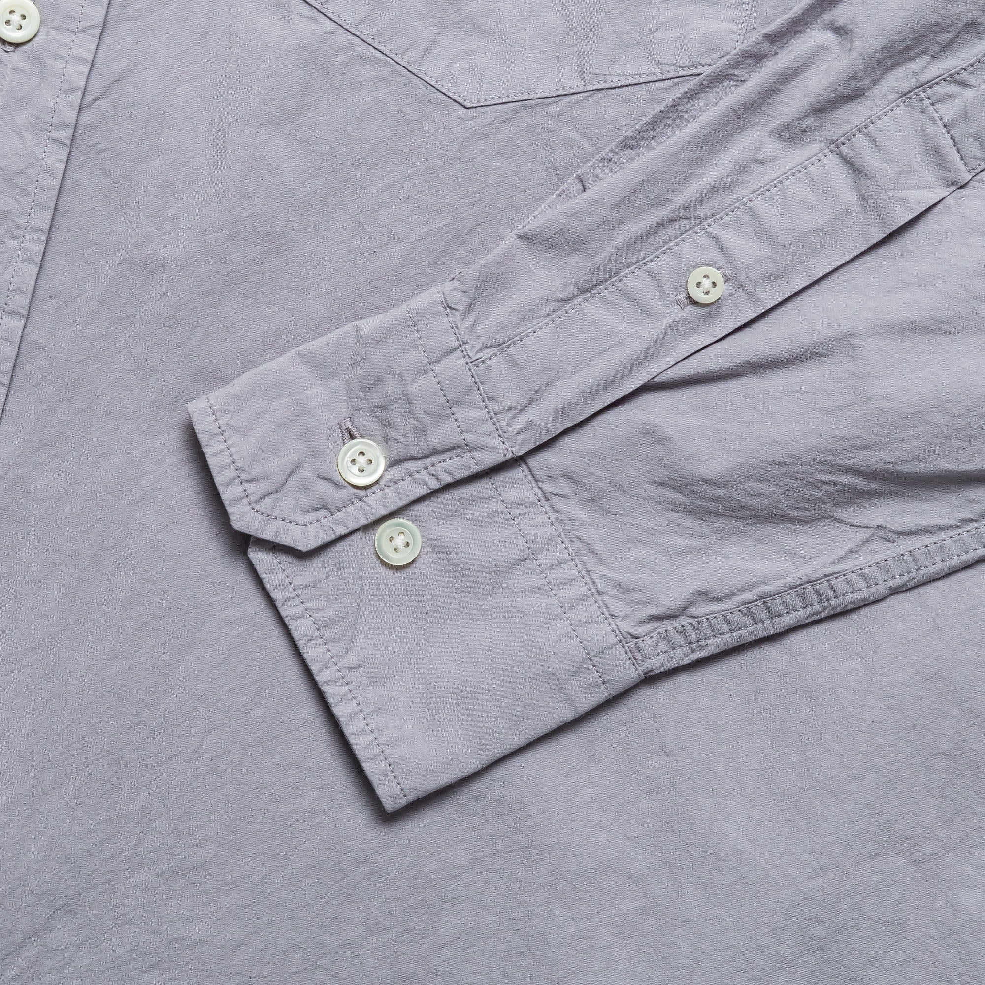 Ole Cotton Tencel Shirt - Crocus Purple - Image 4