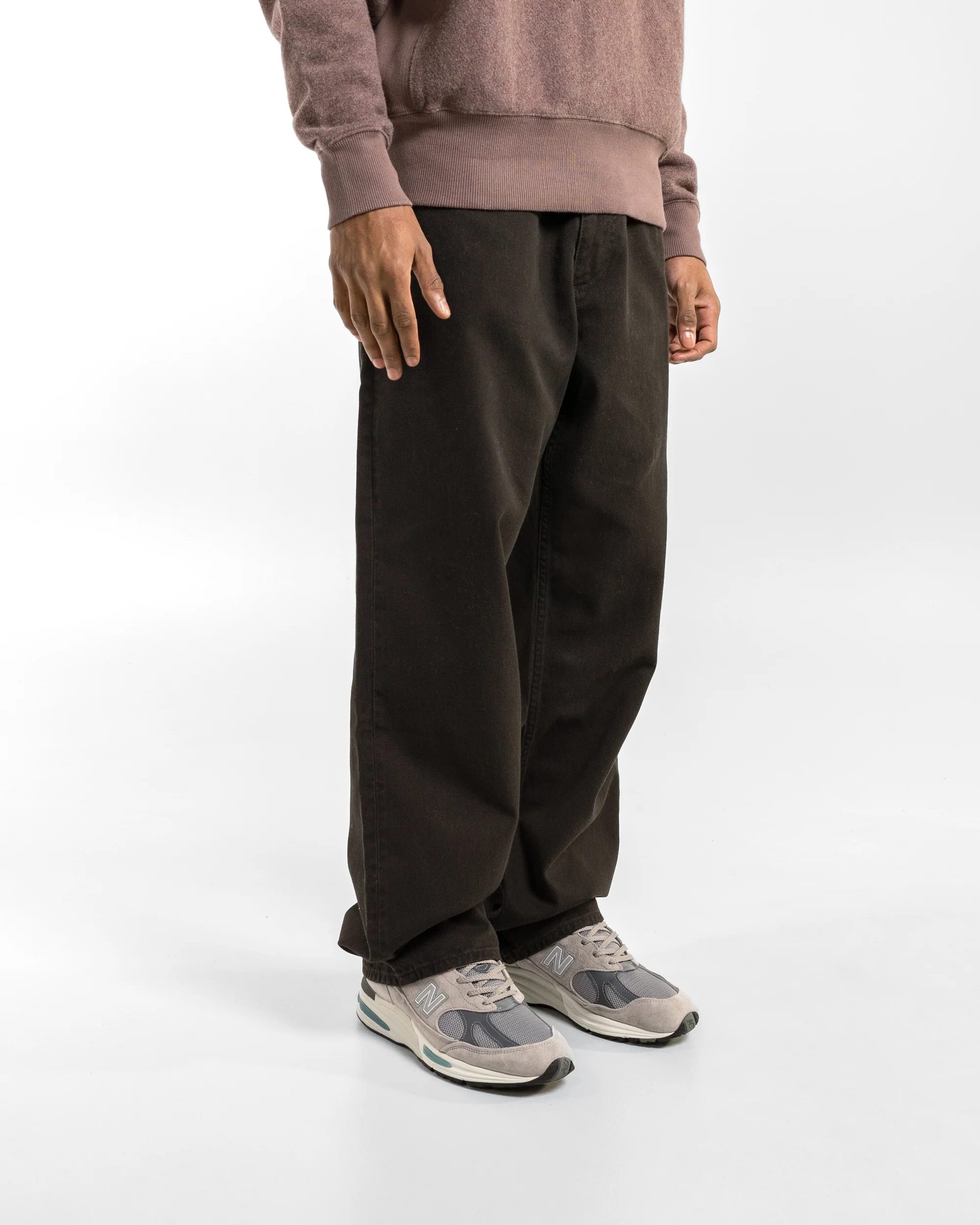 Mogens Relaxed 5 Pocket Heavy Twill - Black - Image 3