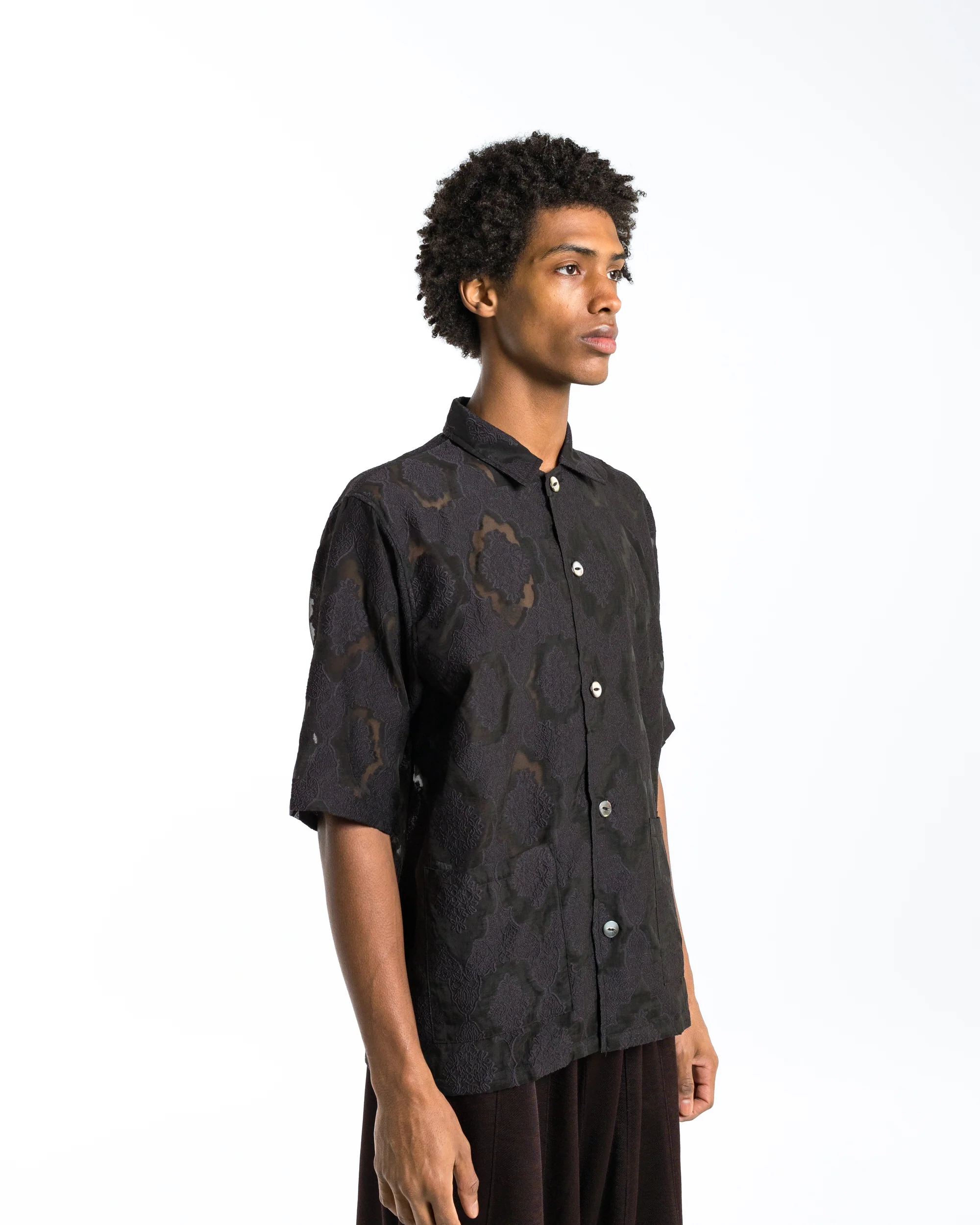 Cabana Shirt - Purple Victorian Sheer - Image 3