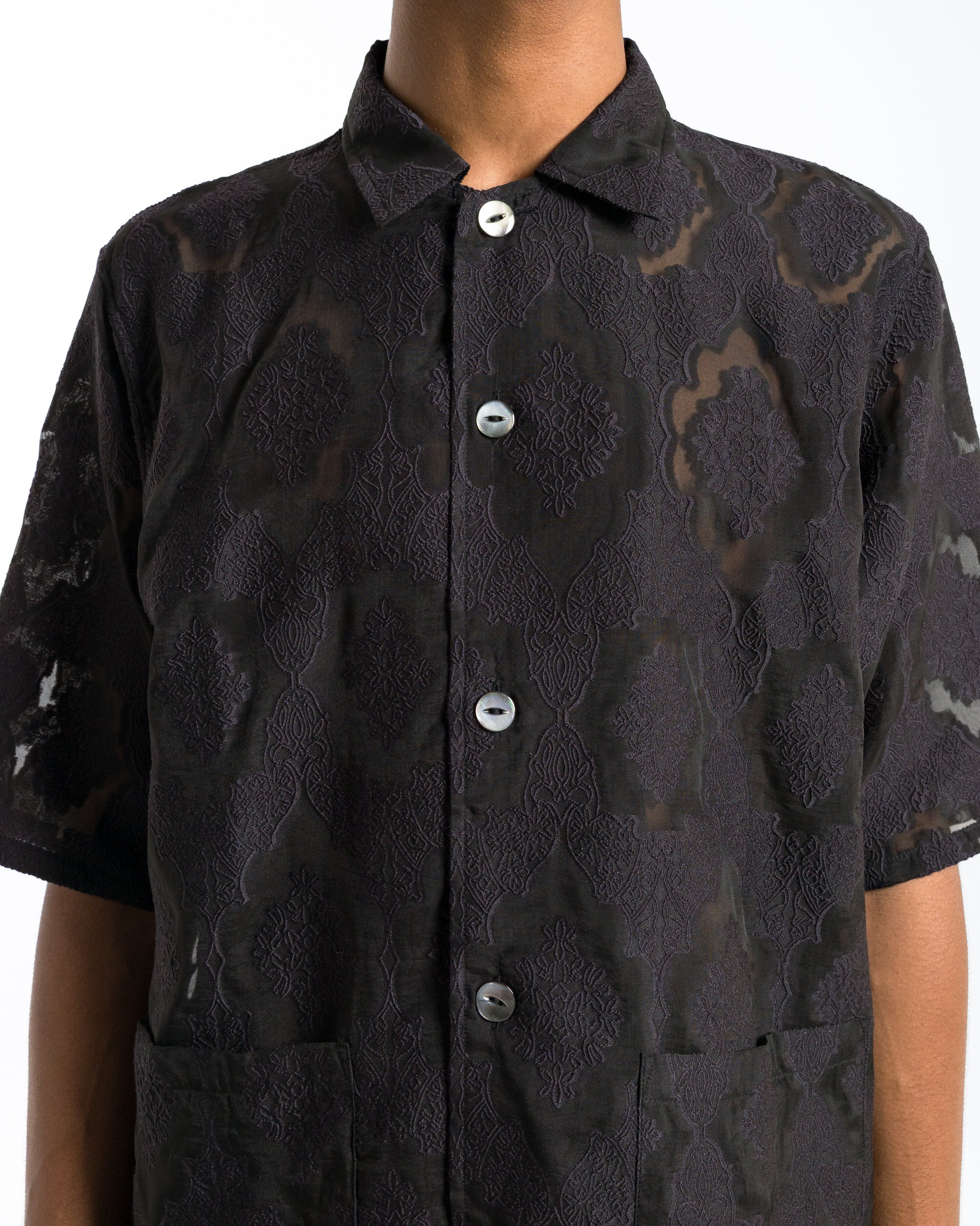 Cabana Shirt - Purple Victorian Sheer - Image 5