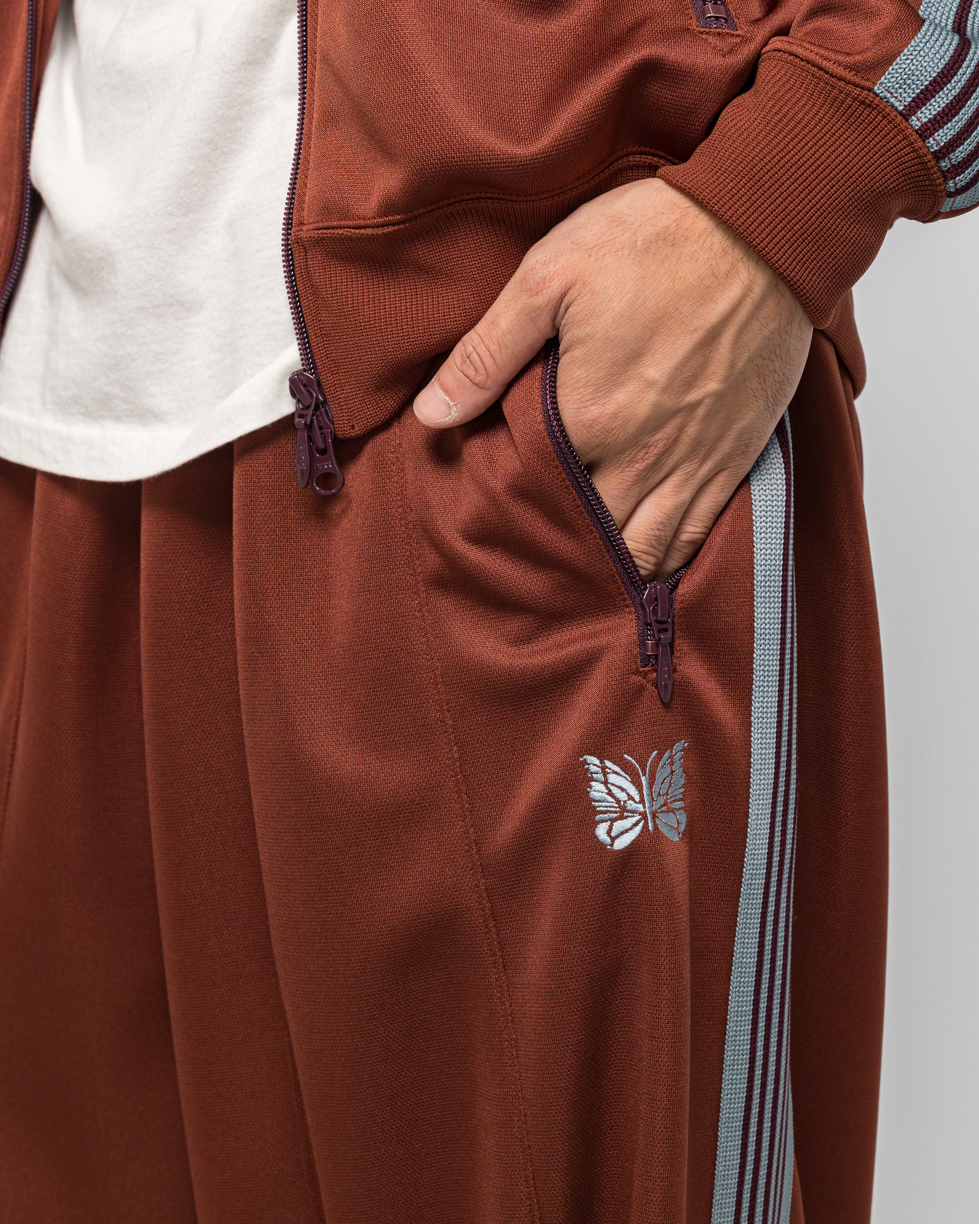 H.D. Track Pant - Rust Poly Smooth - Image 5