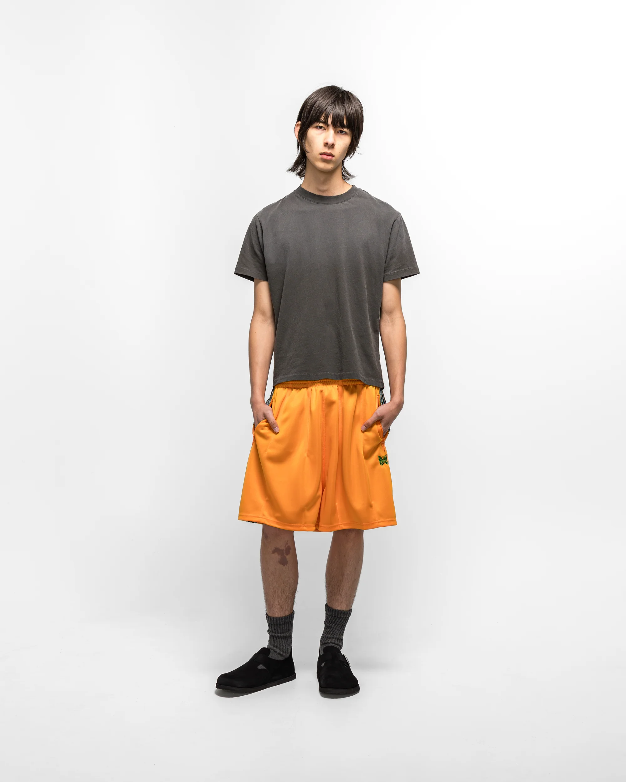 H.D. Track Short x UP THERE - Orange - Image 7