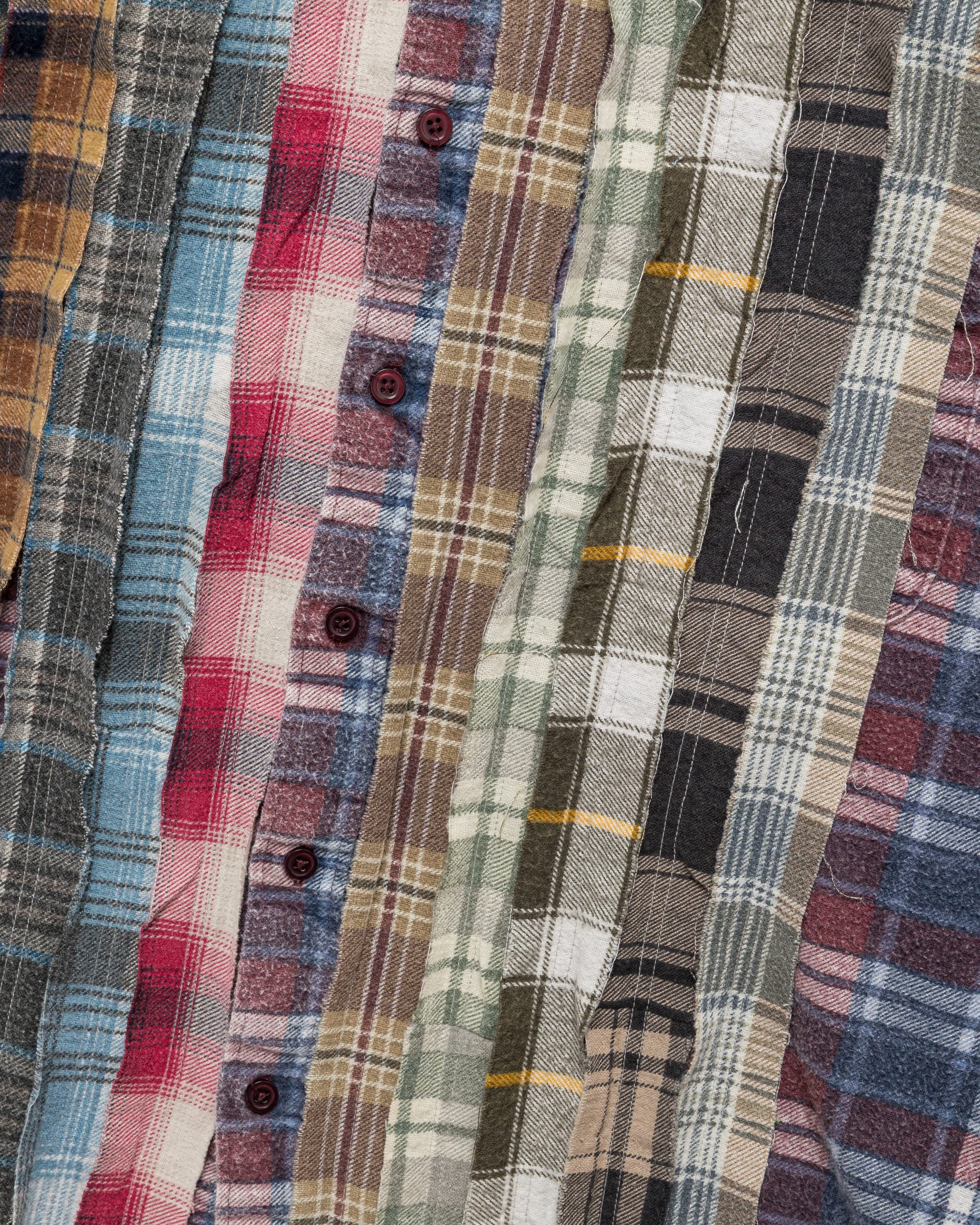 Rebuild Flannel Ribbon Shirt SS26 - Medium #5 - Image 3