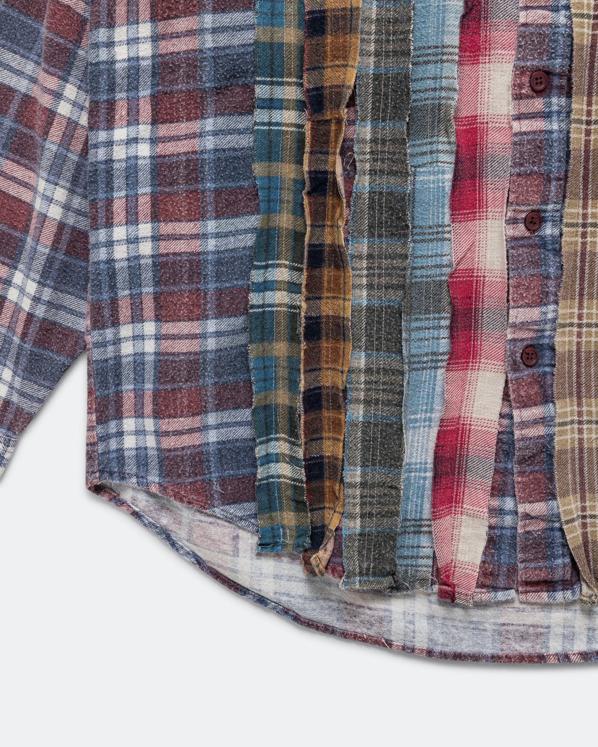 Rebuild Flannel Ribbon Shirt SS26 - Medium #5 - Image 5