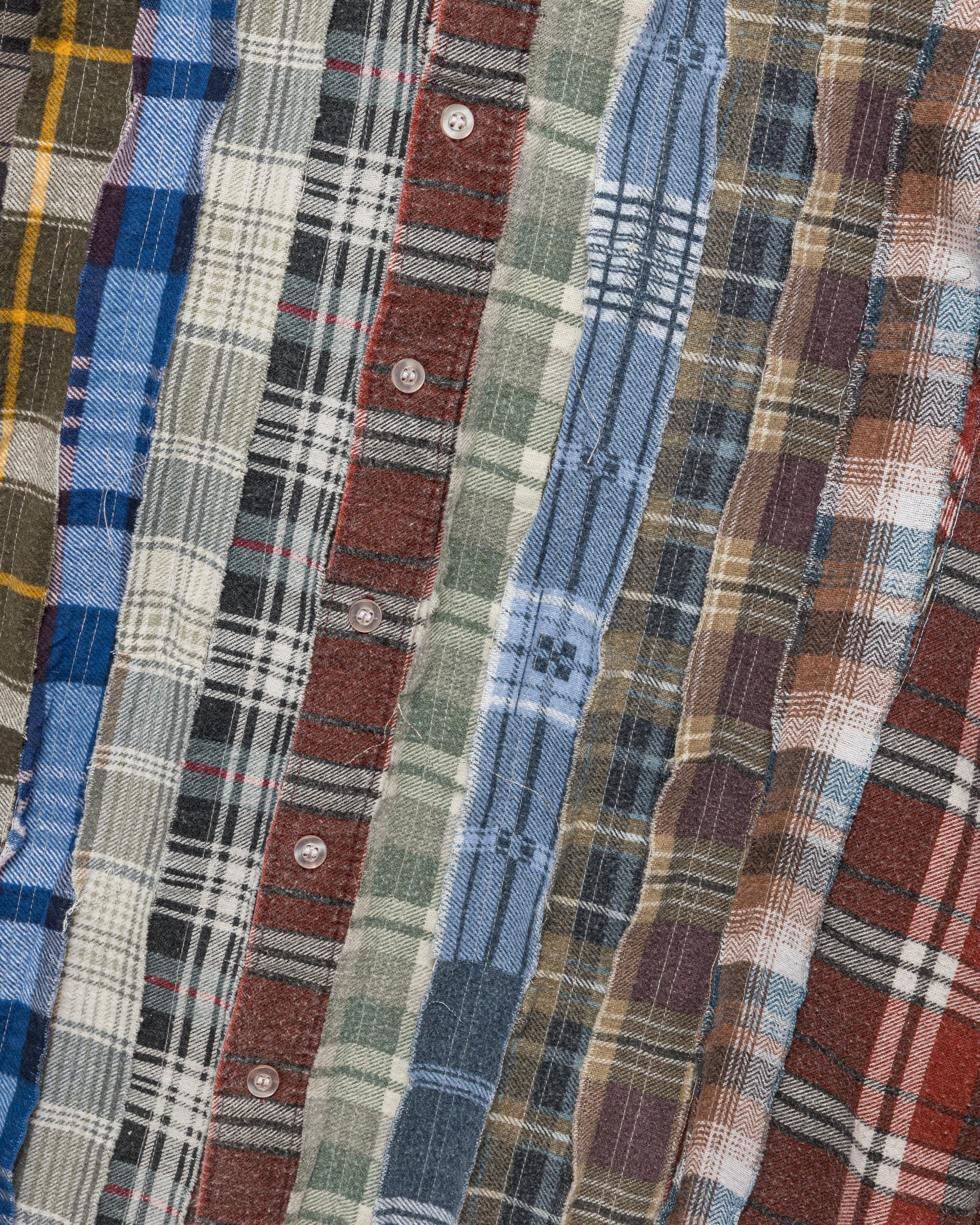 Rebuild Flannel Ribbon Shirt SS26 - Medium #6 - Image 3