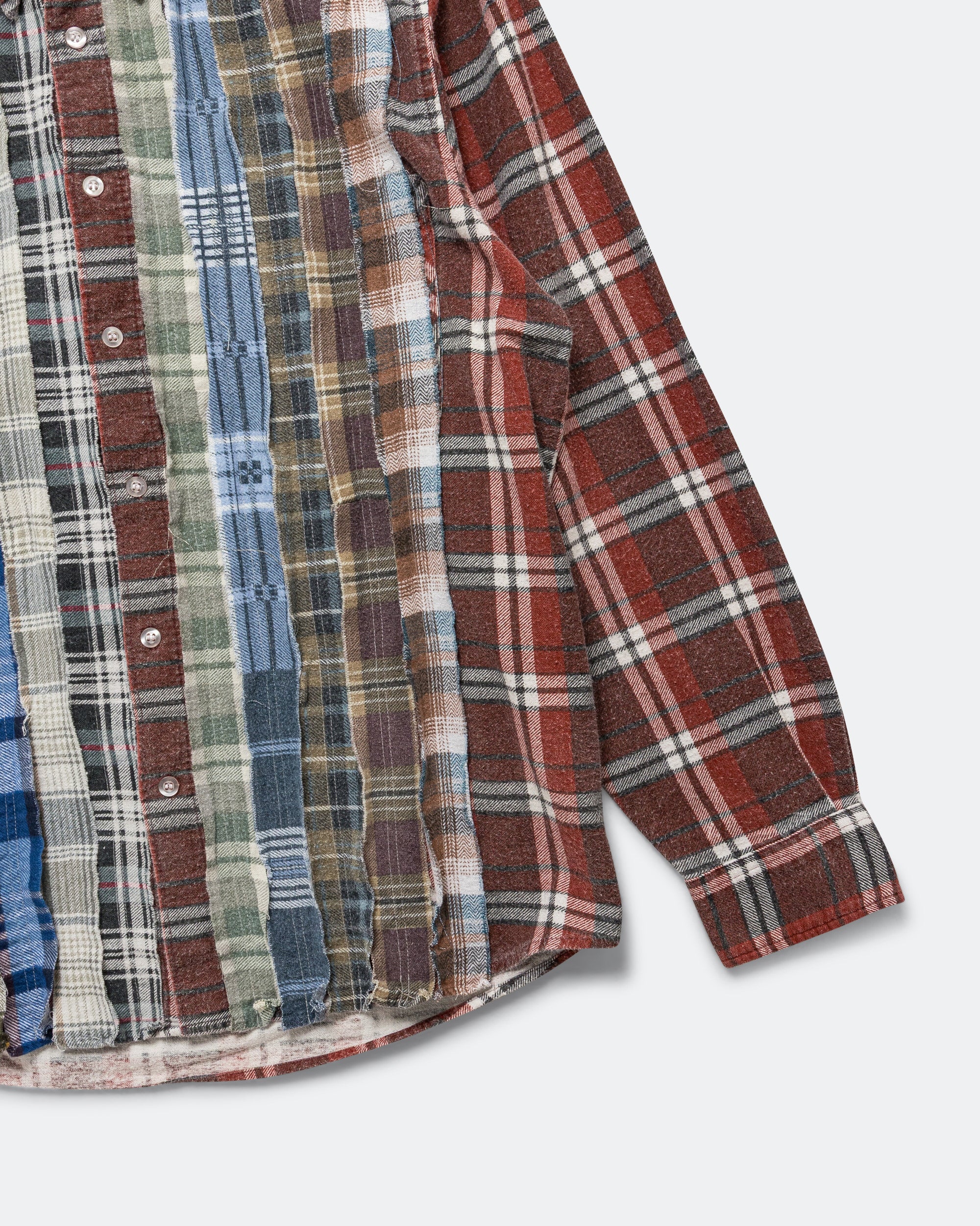Rebuild Flannel Ribbon Shirt SS26 - Medium #6 - Image 4