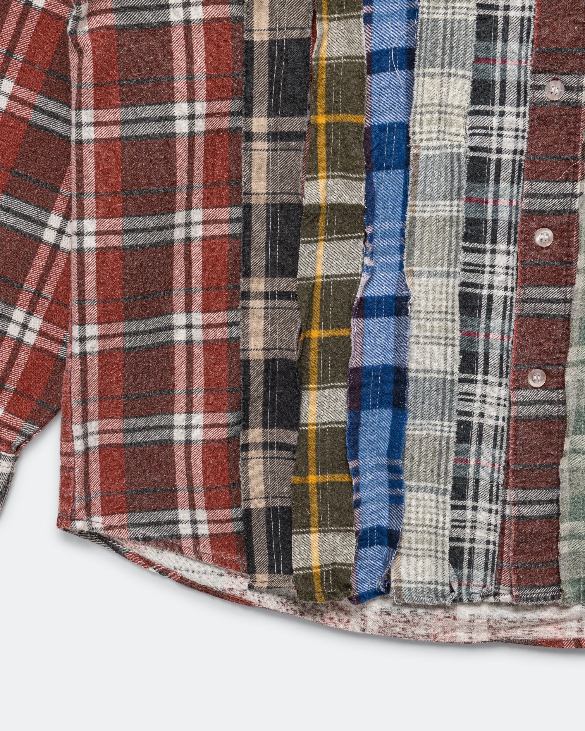 Rebuild Flannel Ribbon Shirt SS26 - Medium #6 - Image 5