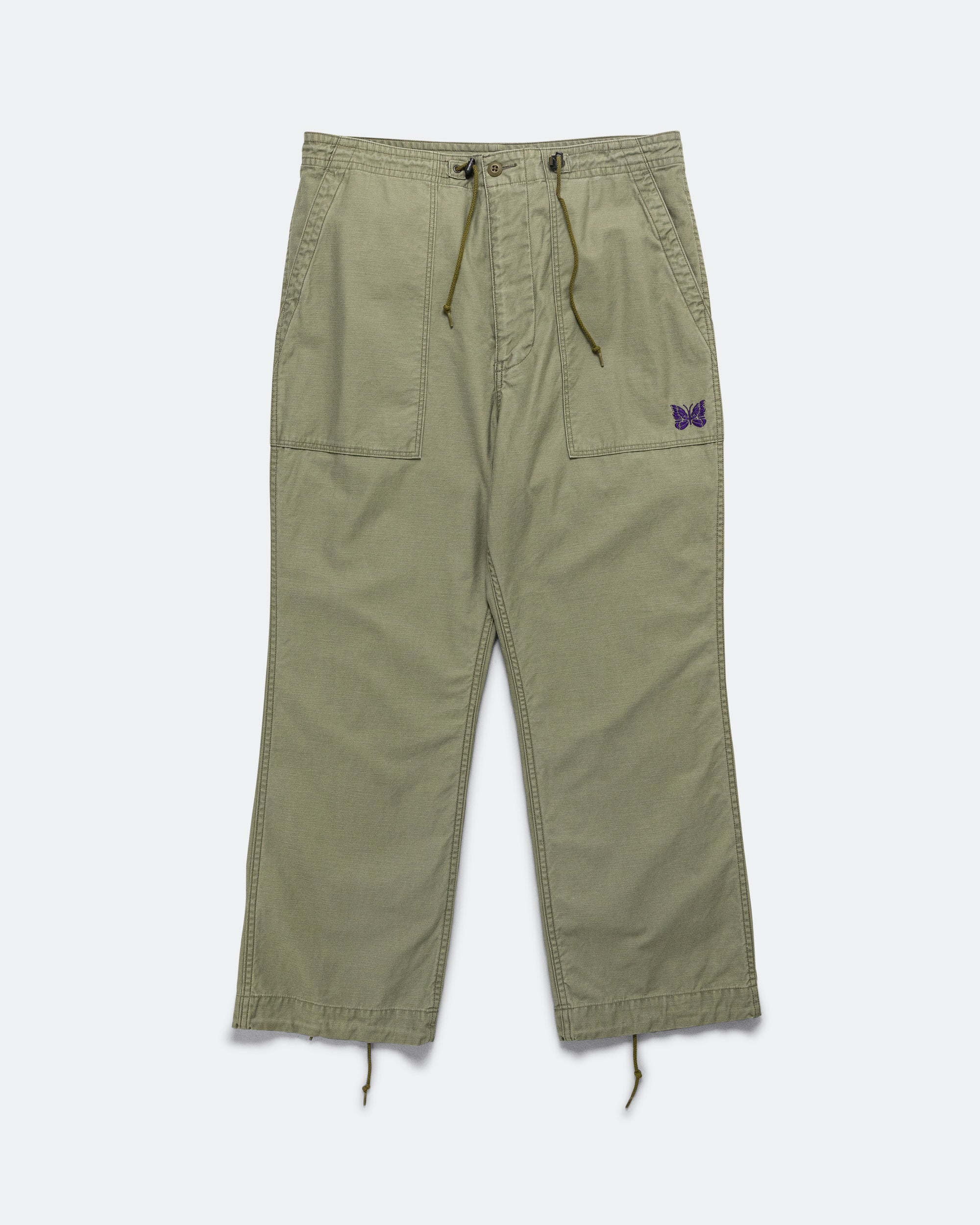 String Field Pant - Olive Reversed Sateen