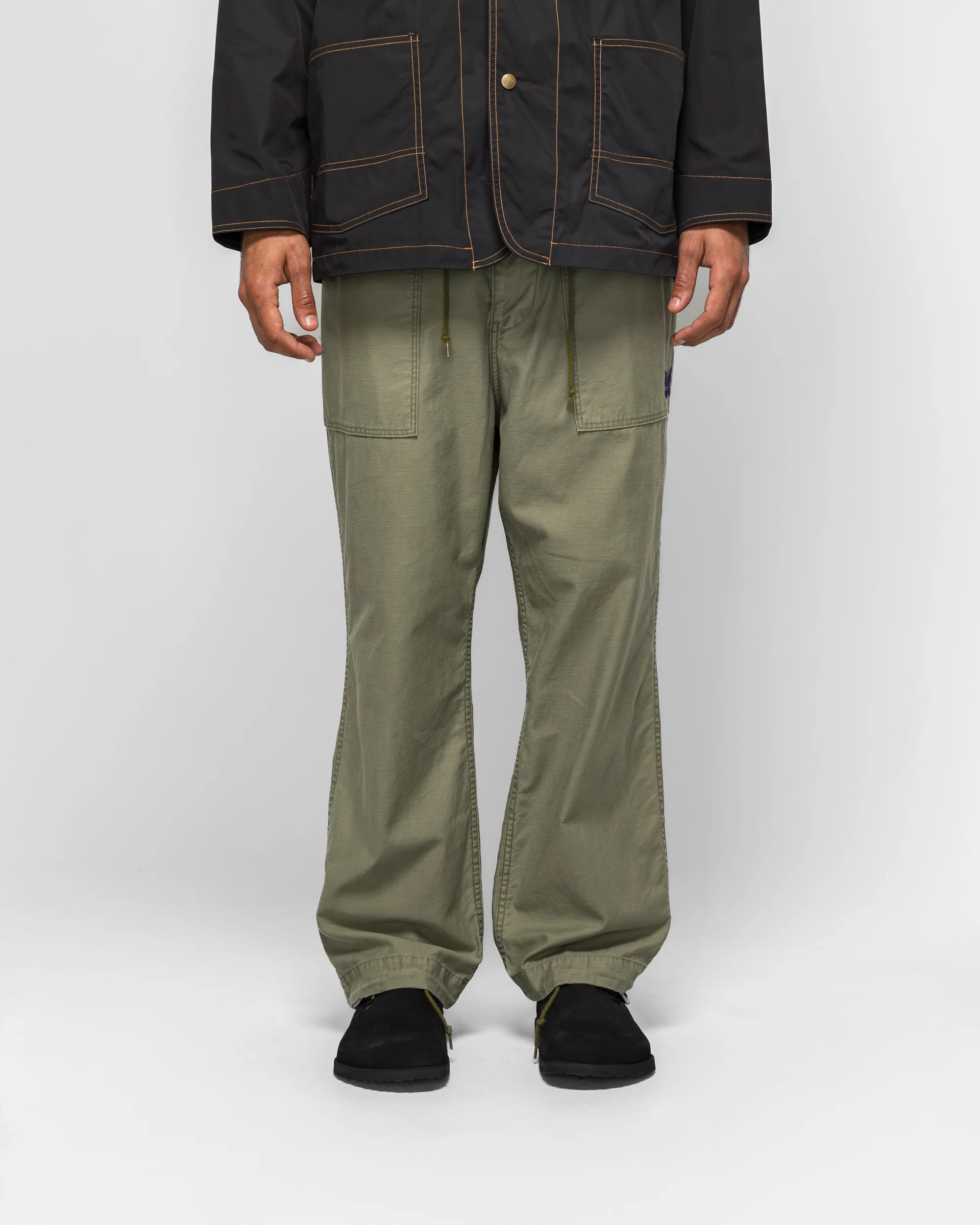 String Field Pant - Olive Reversed Sateen - Image 2